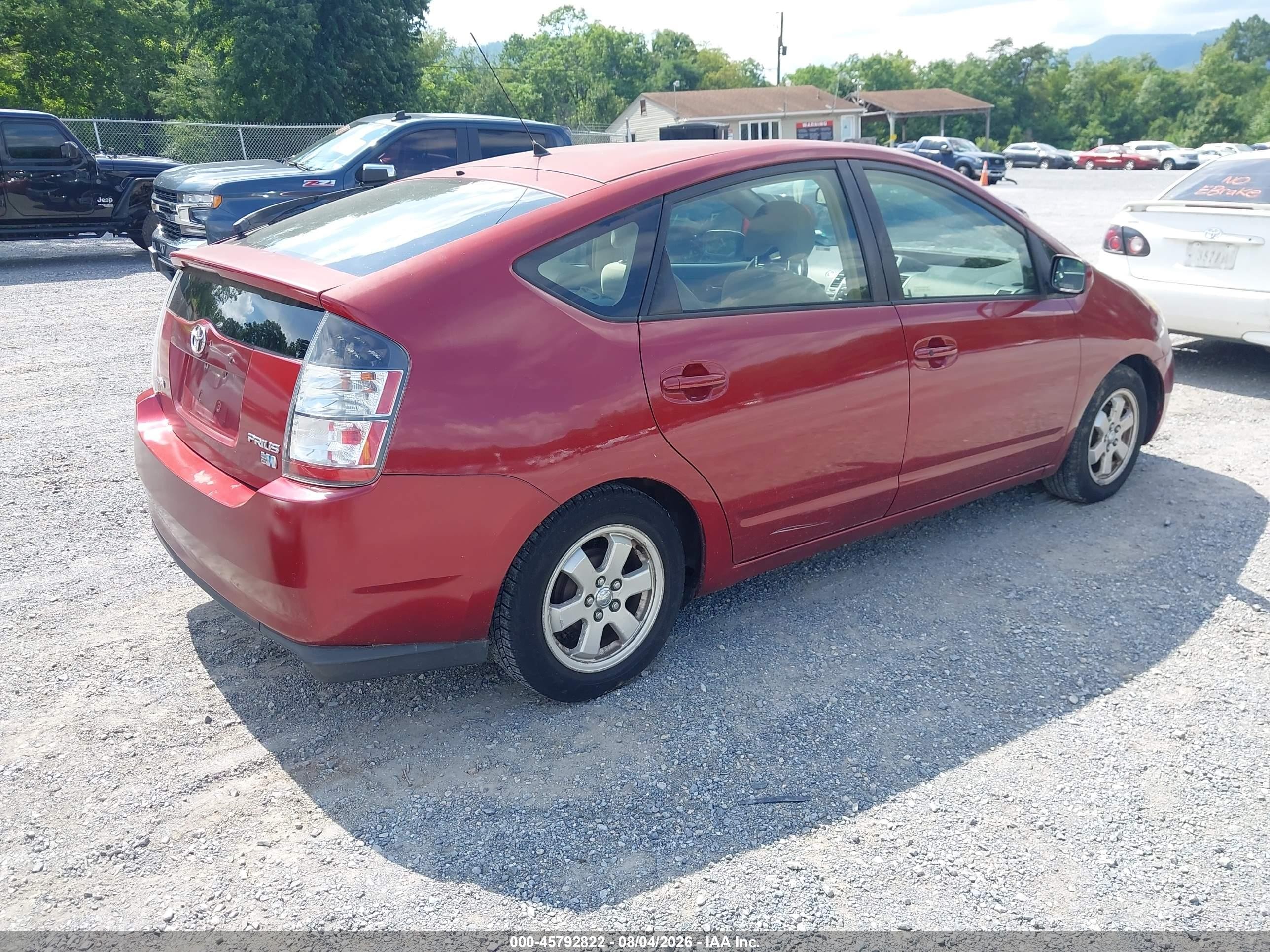 2004 Toyota Prius   Red vin: JTDKB20U140067584