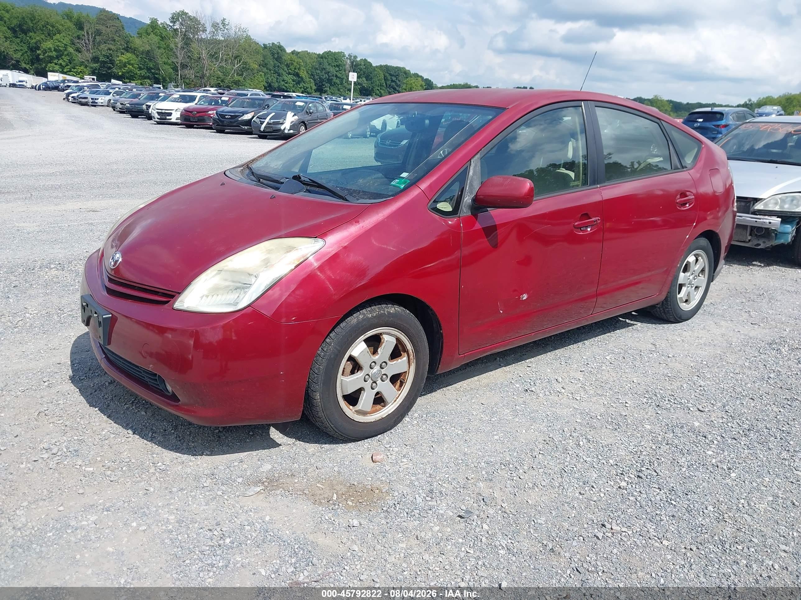 2004 Toyota Prius   Red vin: JTDKB20U140067584
