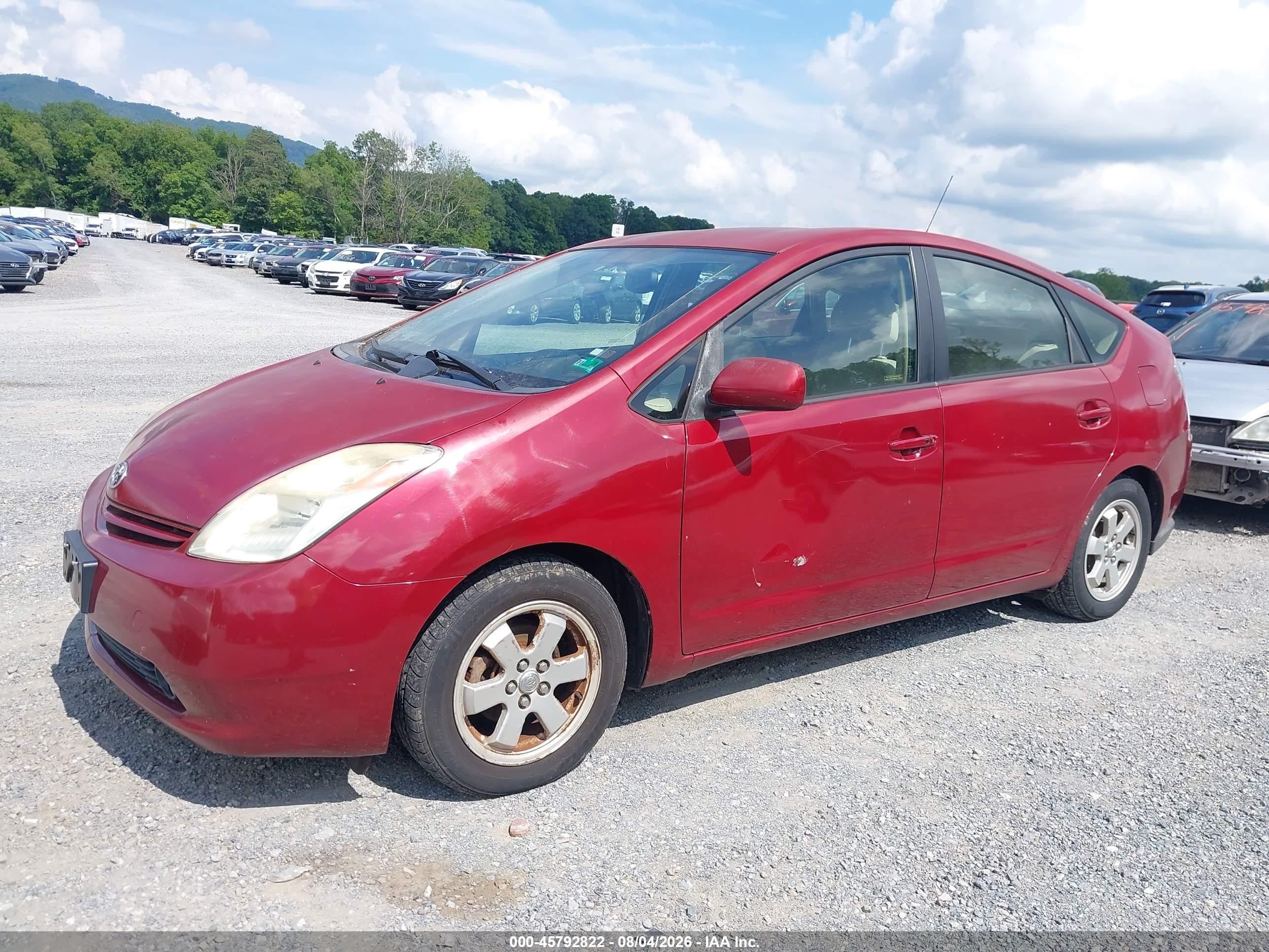 2004 Toyota Prius   Red vin: JTDKB20U140067584
