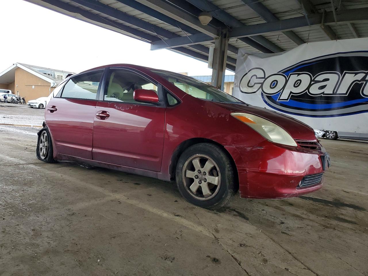 2004 Toyota Prius Maroon vin: JTDKB20U140079556