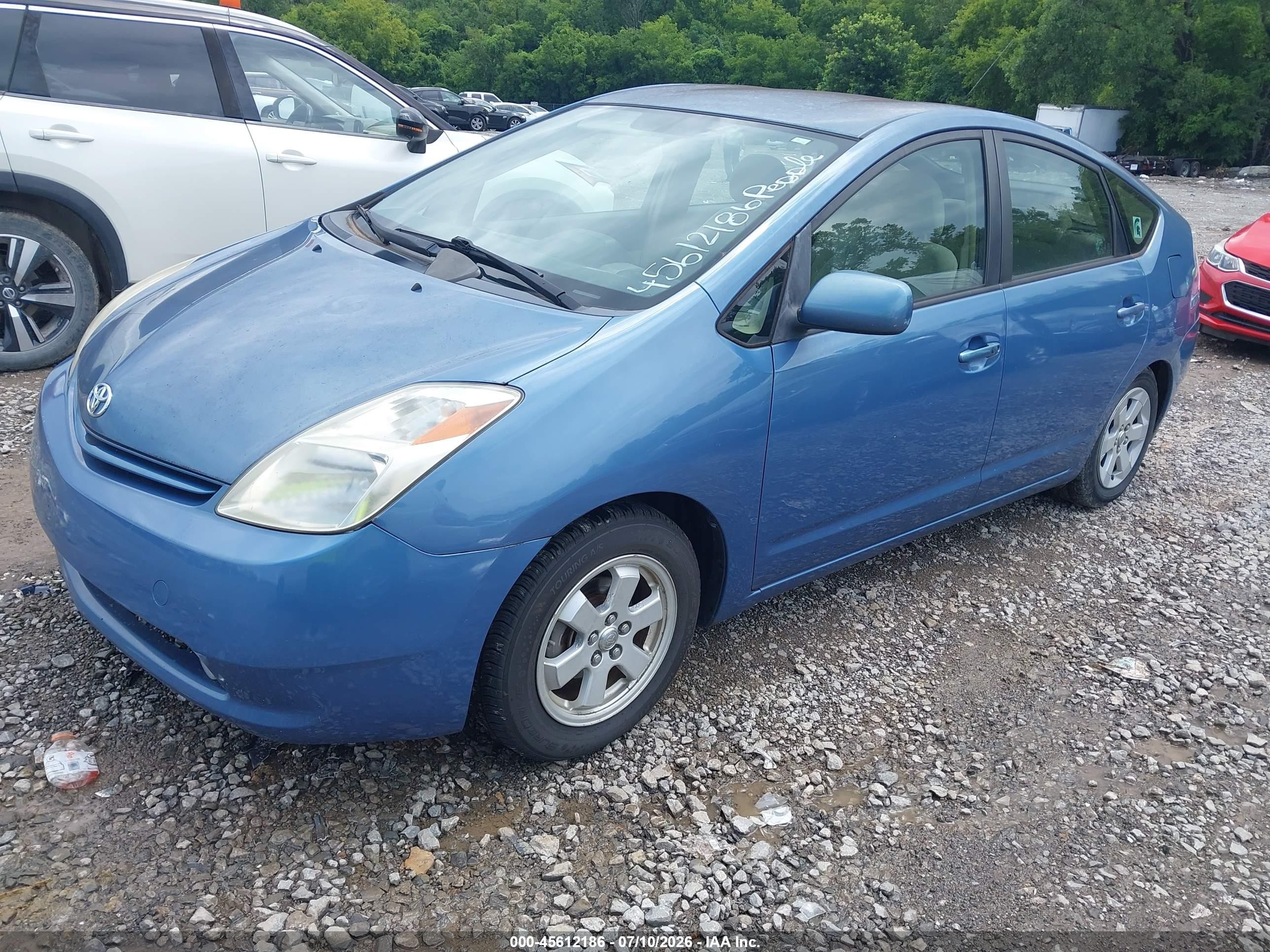 2004 Toyota Prius Blue vin: JTDKB20U140093943
