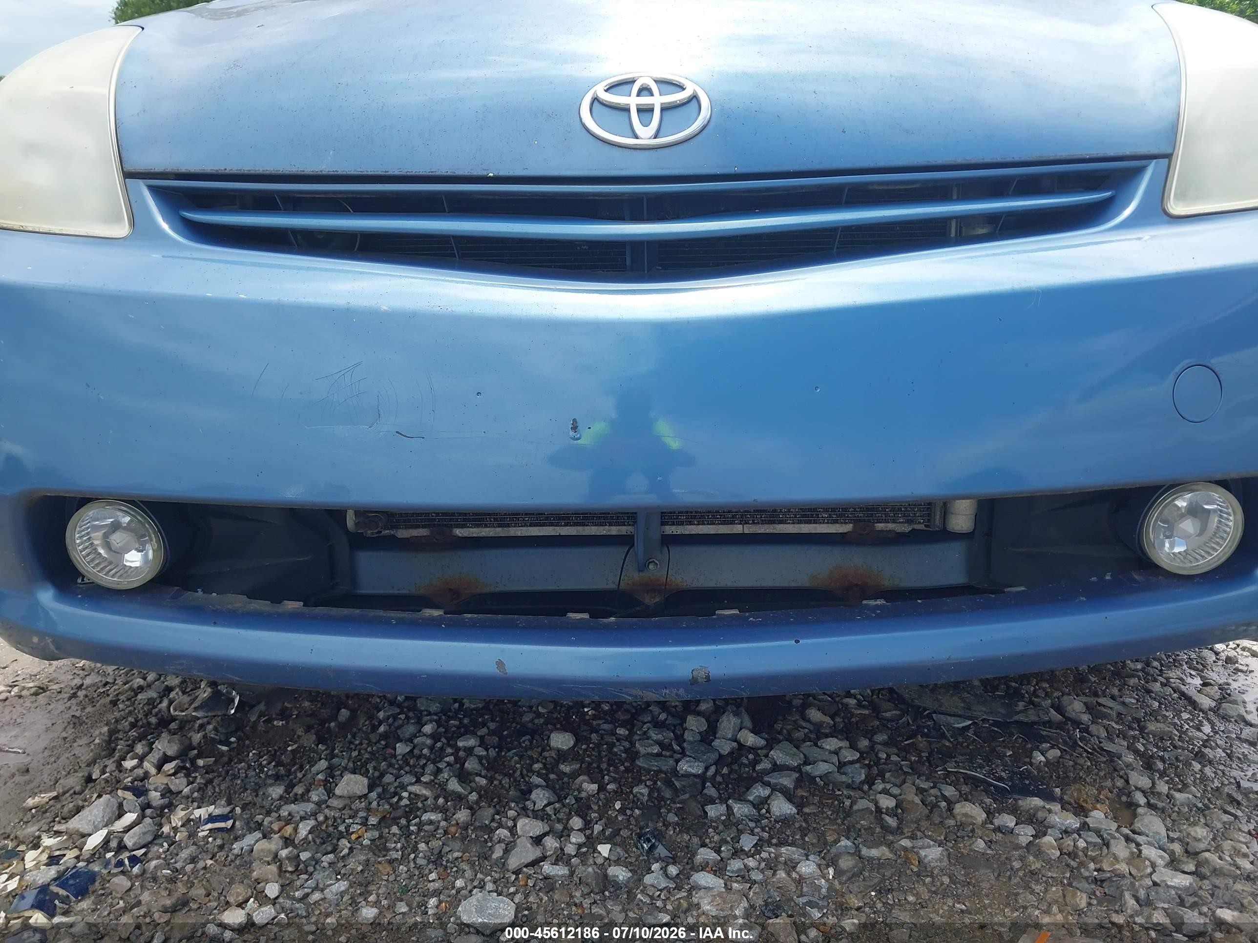 2004 Toyota Prius Blue vin: JTDKB20U140093943