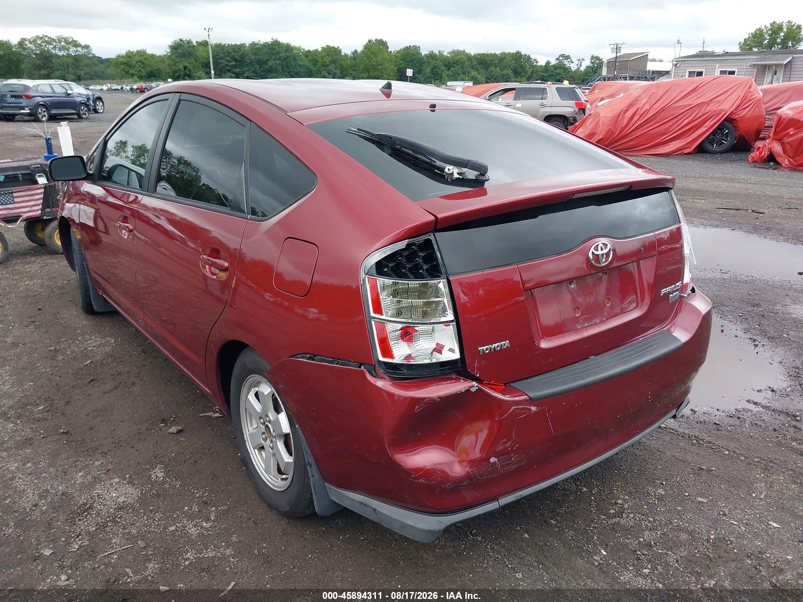 2004 Toyota Prius   Red vin: JTDKB20U140103497