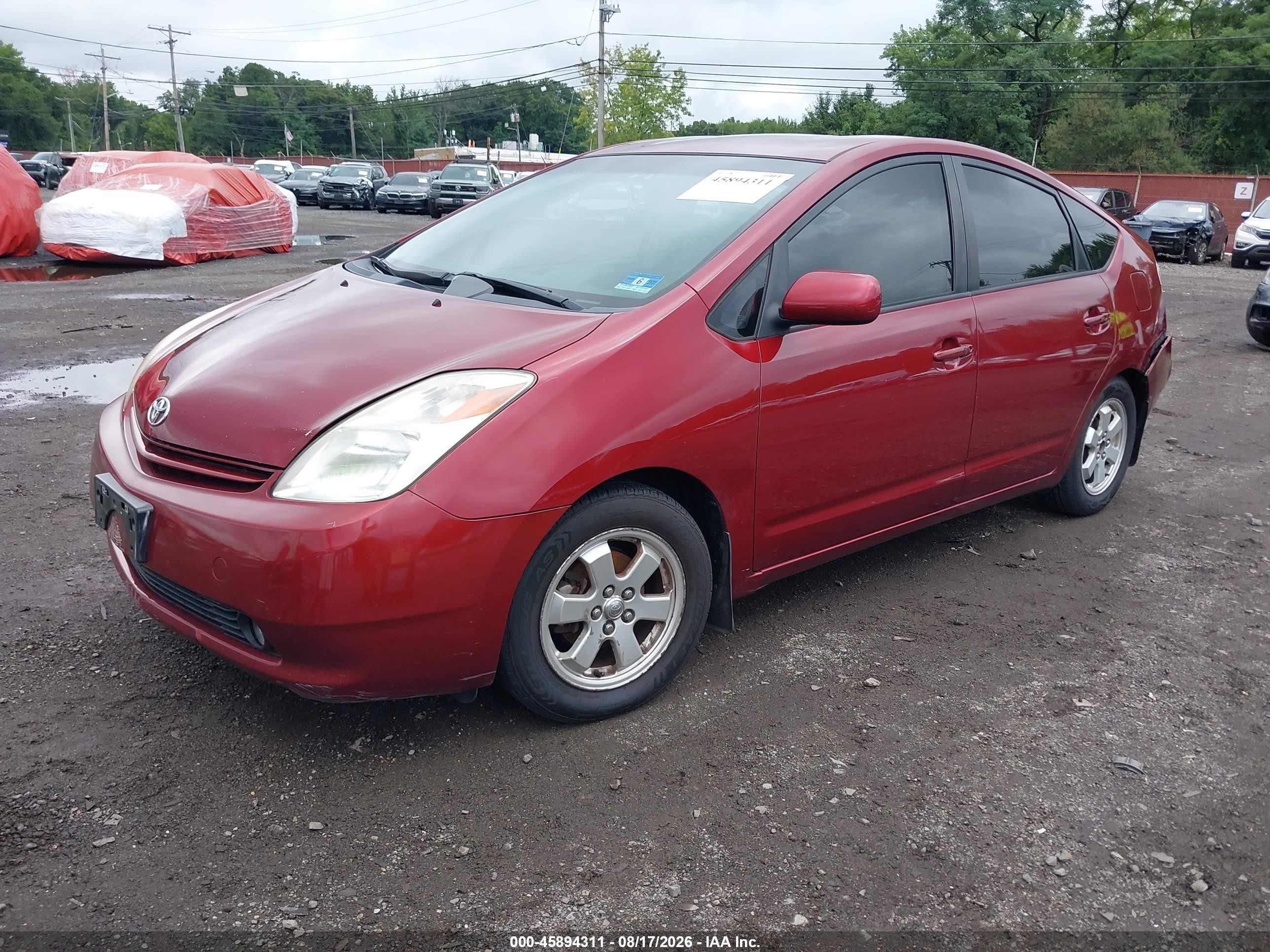 2004 Toyota Prius   Red vin: JTDKB20U140103497