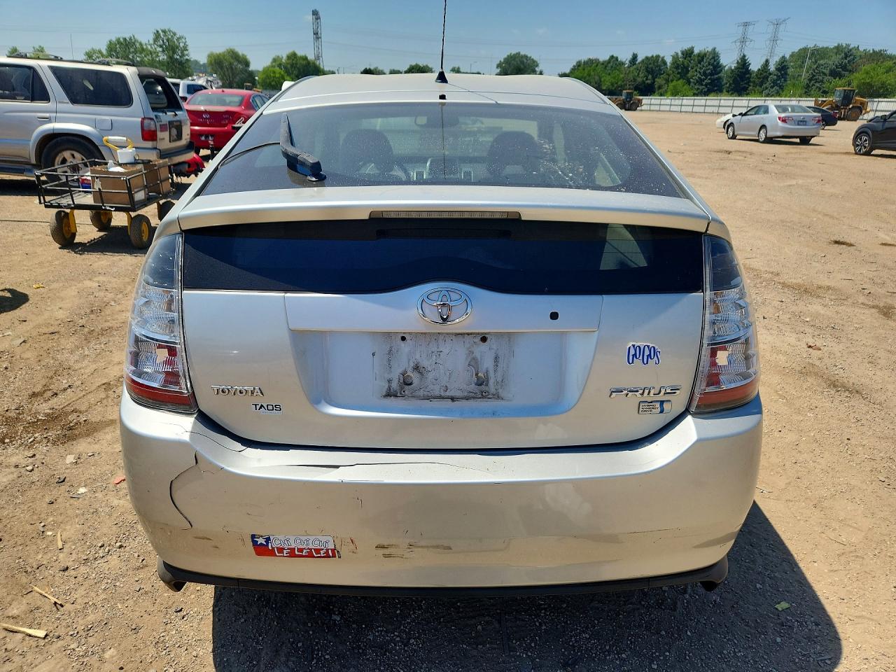 2005 Toyota Prius Base Silver vin: JTDKB20U150131348