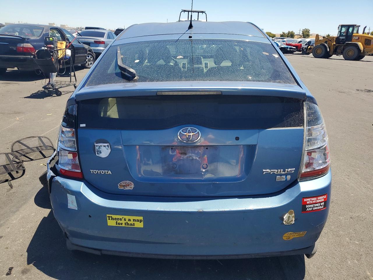 2005 Toyota Prius Base Blue vin: JTDKB20U153034052