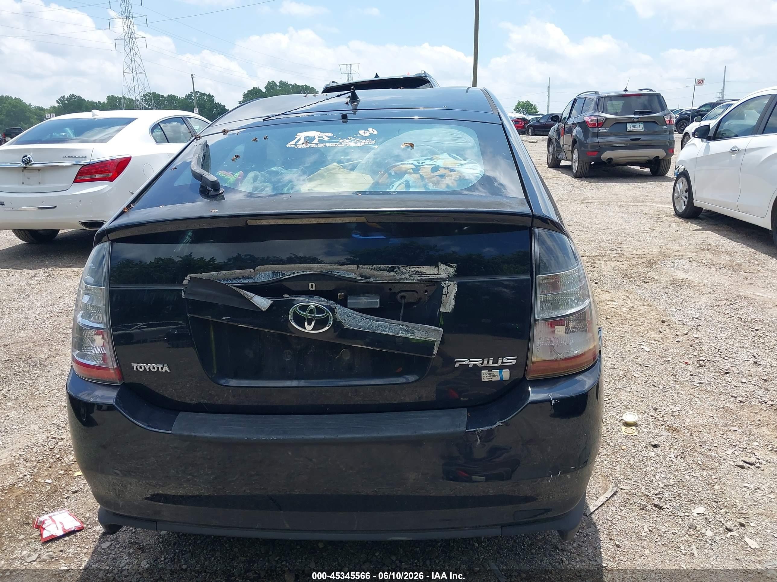 2005 Toyota Prius   Black vin: JTDKB20U153045973