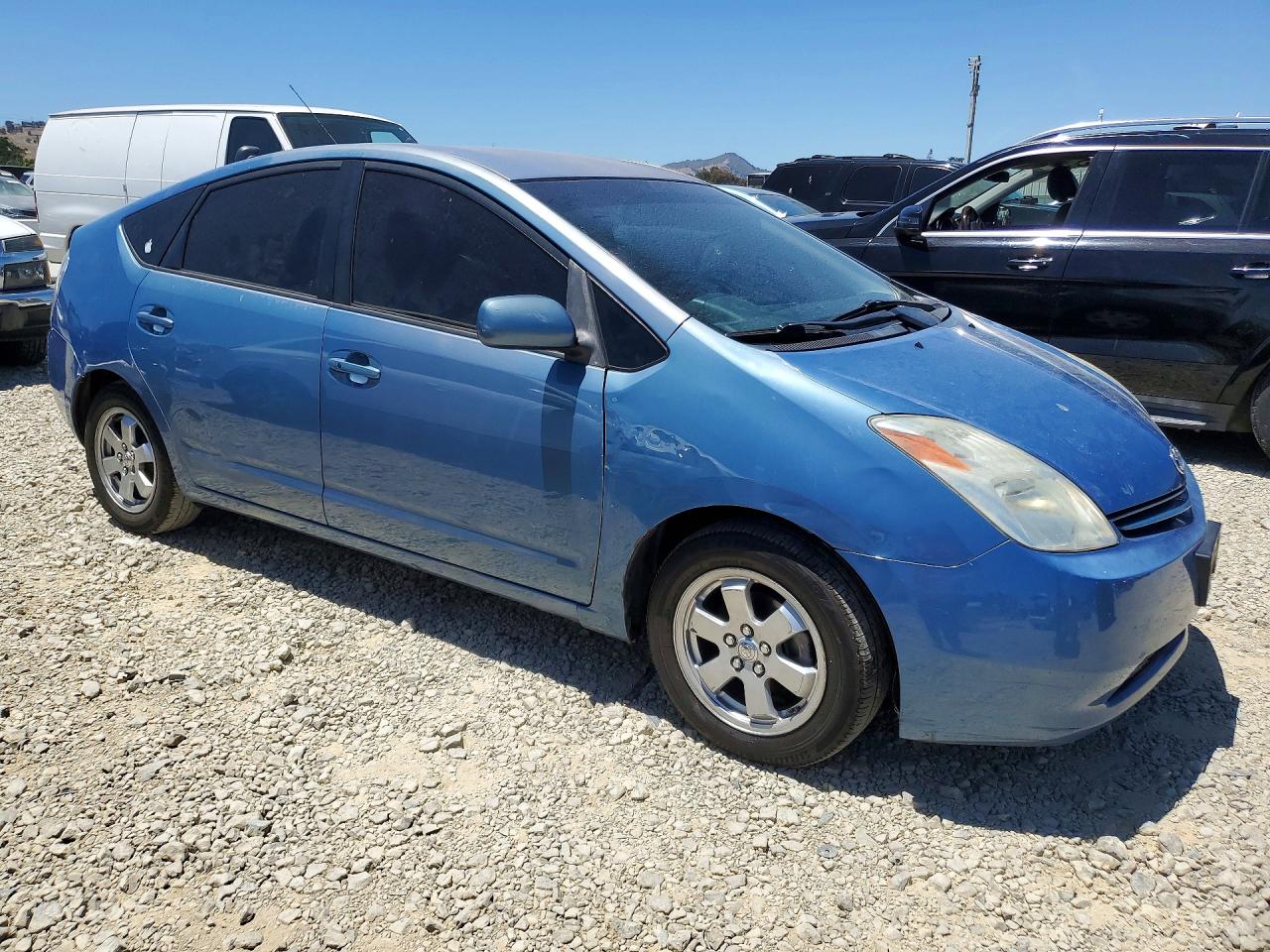 2005 Toyota Prius Base Blue vin: JTDKB20U153079816