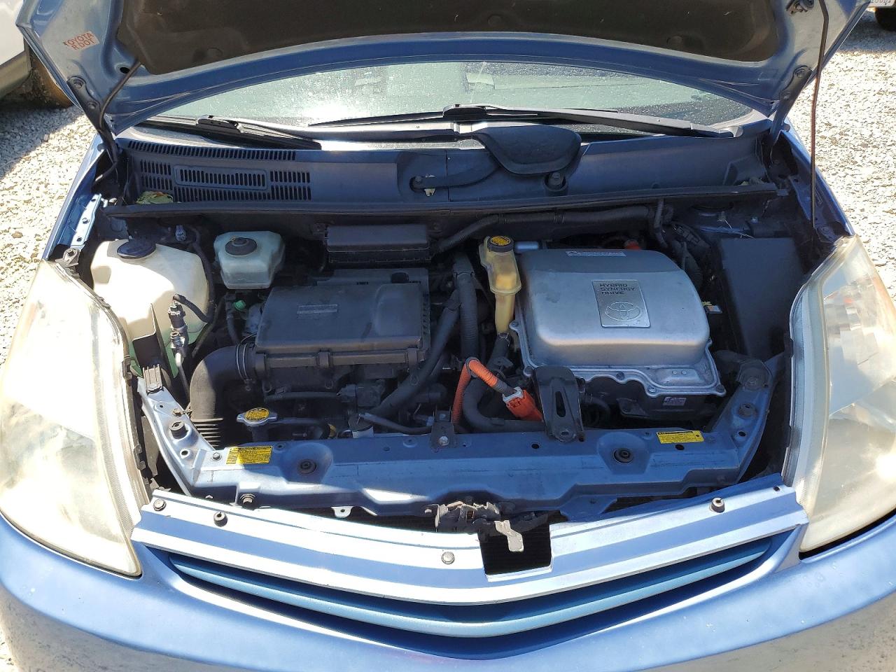 2005 Toyota Prius Base Blue vin: JTDKB20U153079816