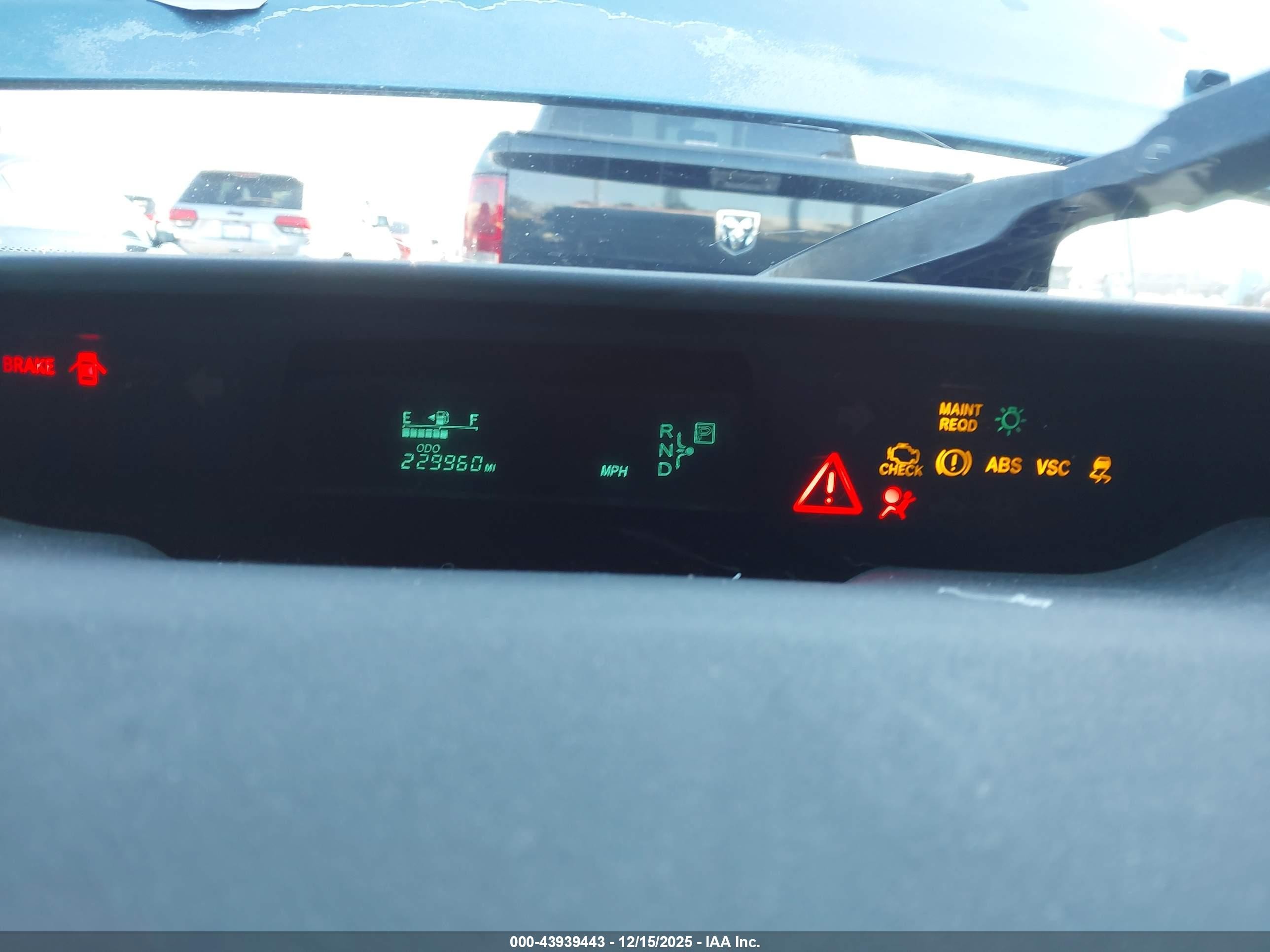 2005 Toyota Prius   Синий vin: JTDKB20U153093036