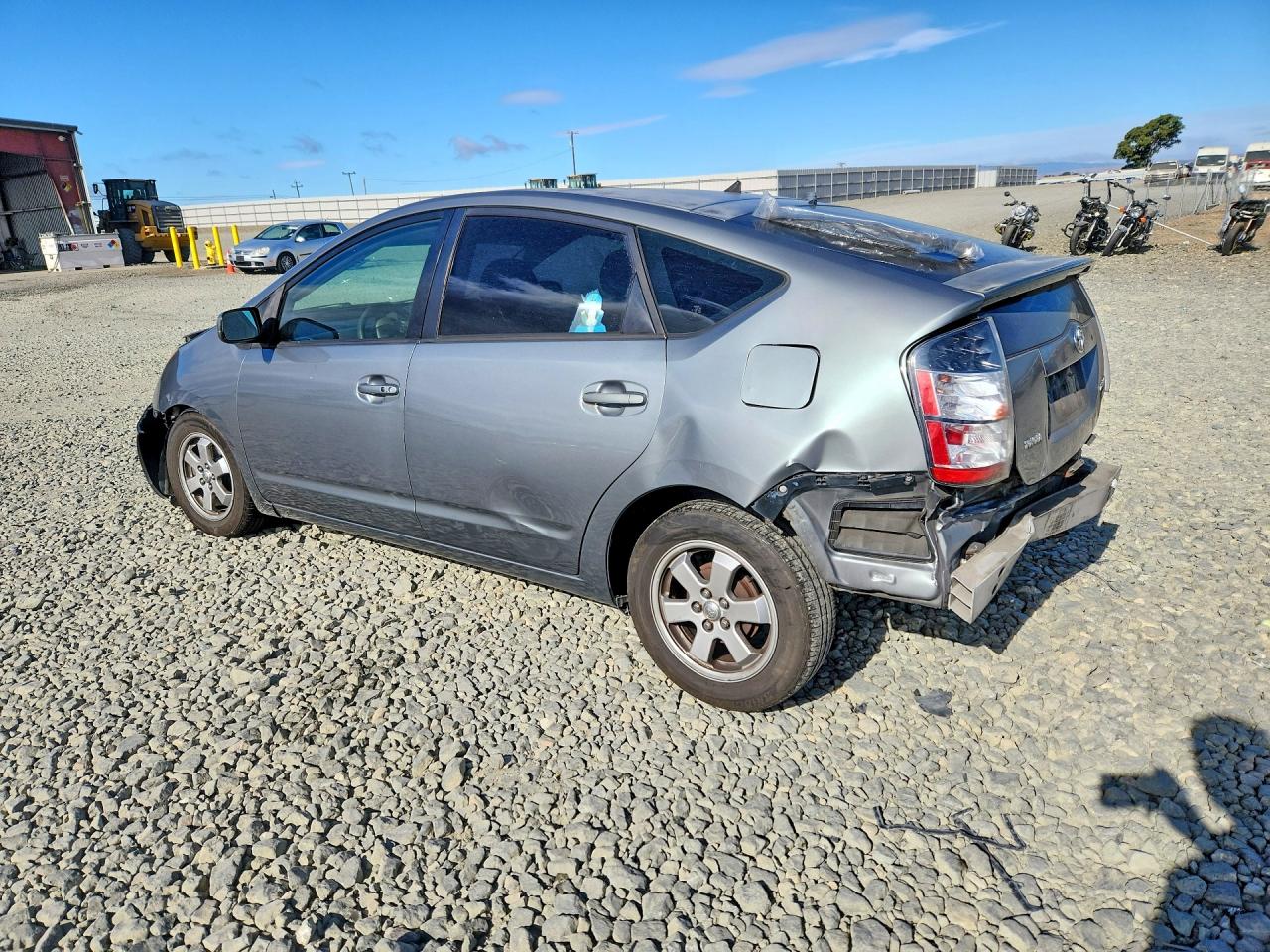 2005 Toyota Prius Base Gray vin: JTDKB20U153110031