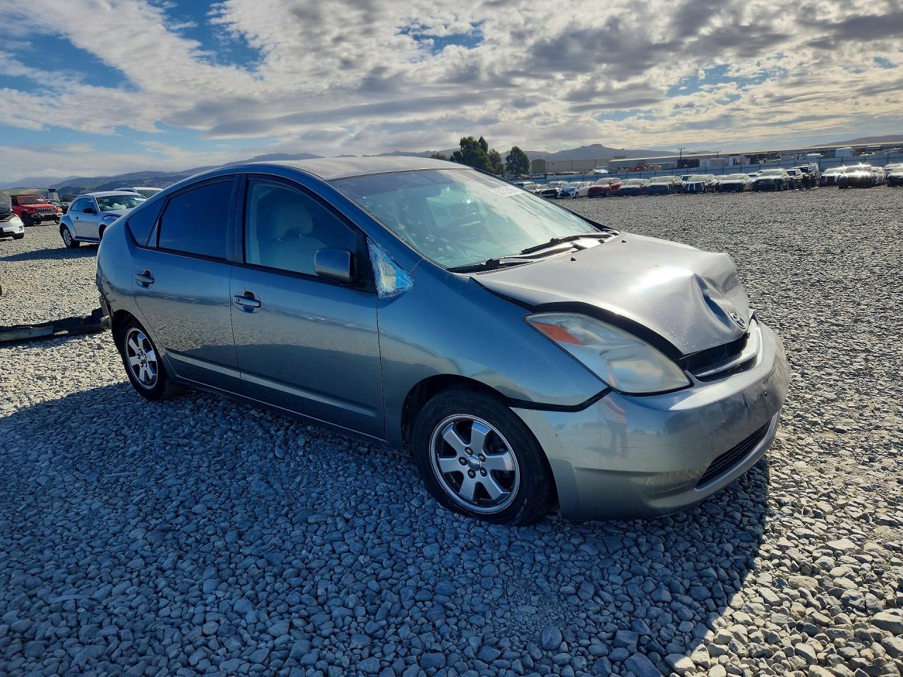 2005 Toyota Prius Base Gray vin: JTDKB20U153110031