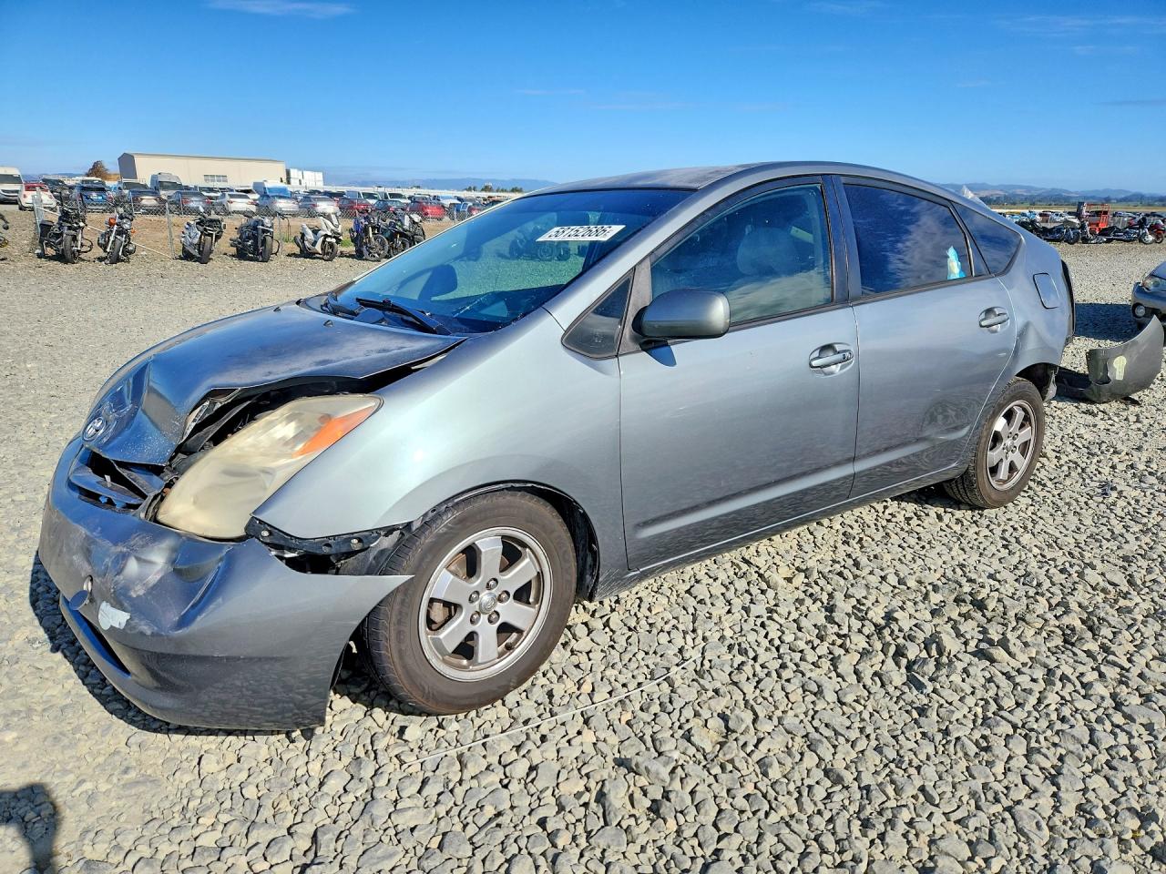 2005 Toyota Prius Base Gray vin: JTDKB20U153110031