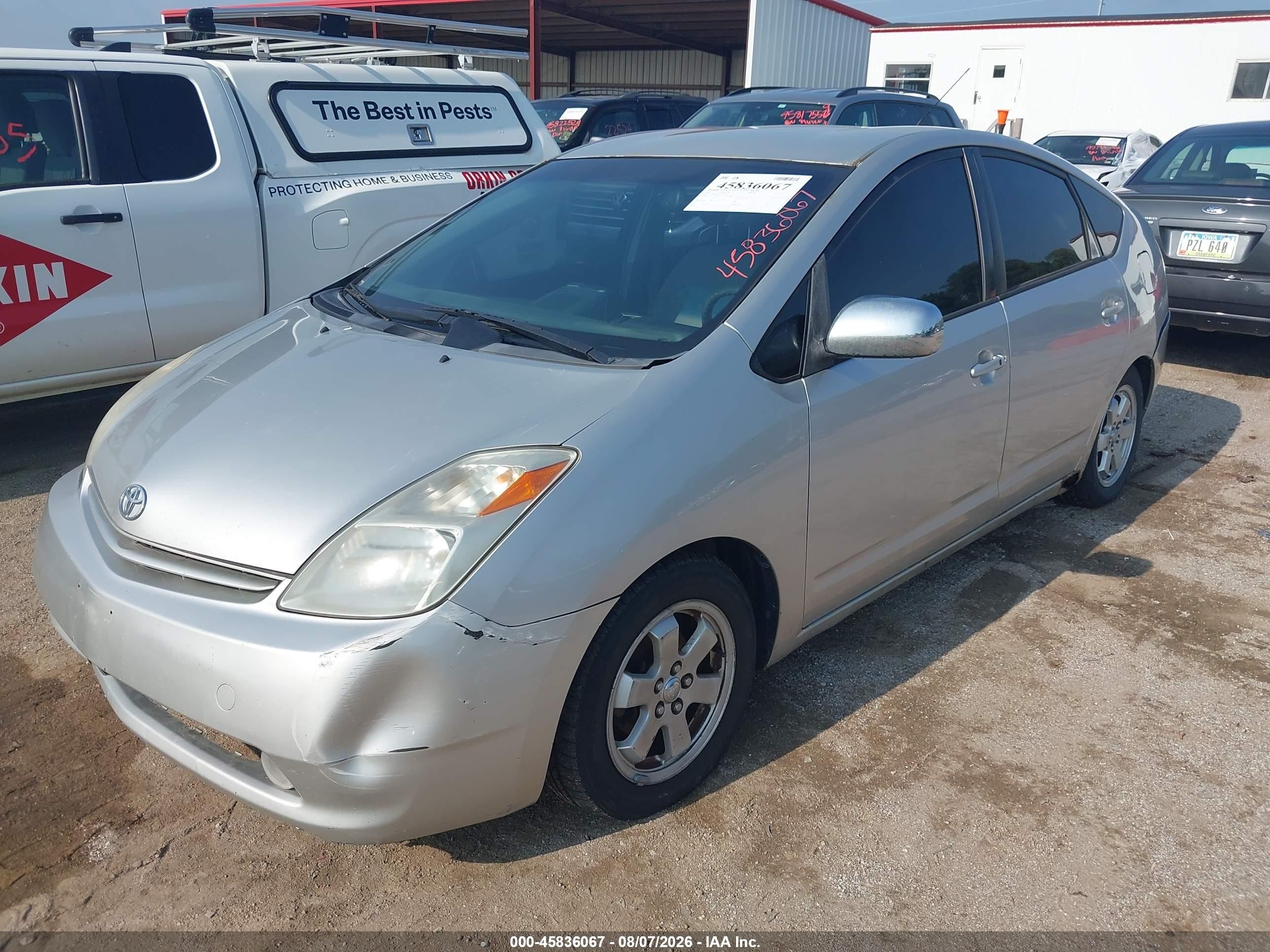 2005 Toyota Prius   Серый vin: JTDKB20U157021262