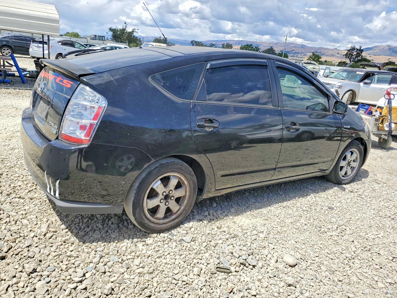2006 Toyota Prius Base Black vin: JTDKB20U163133097