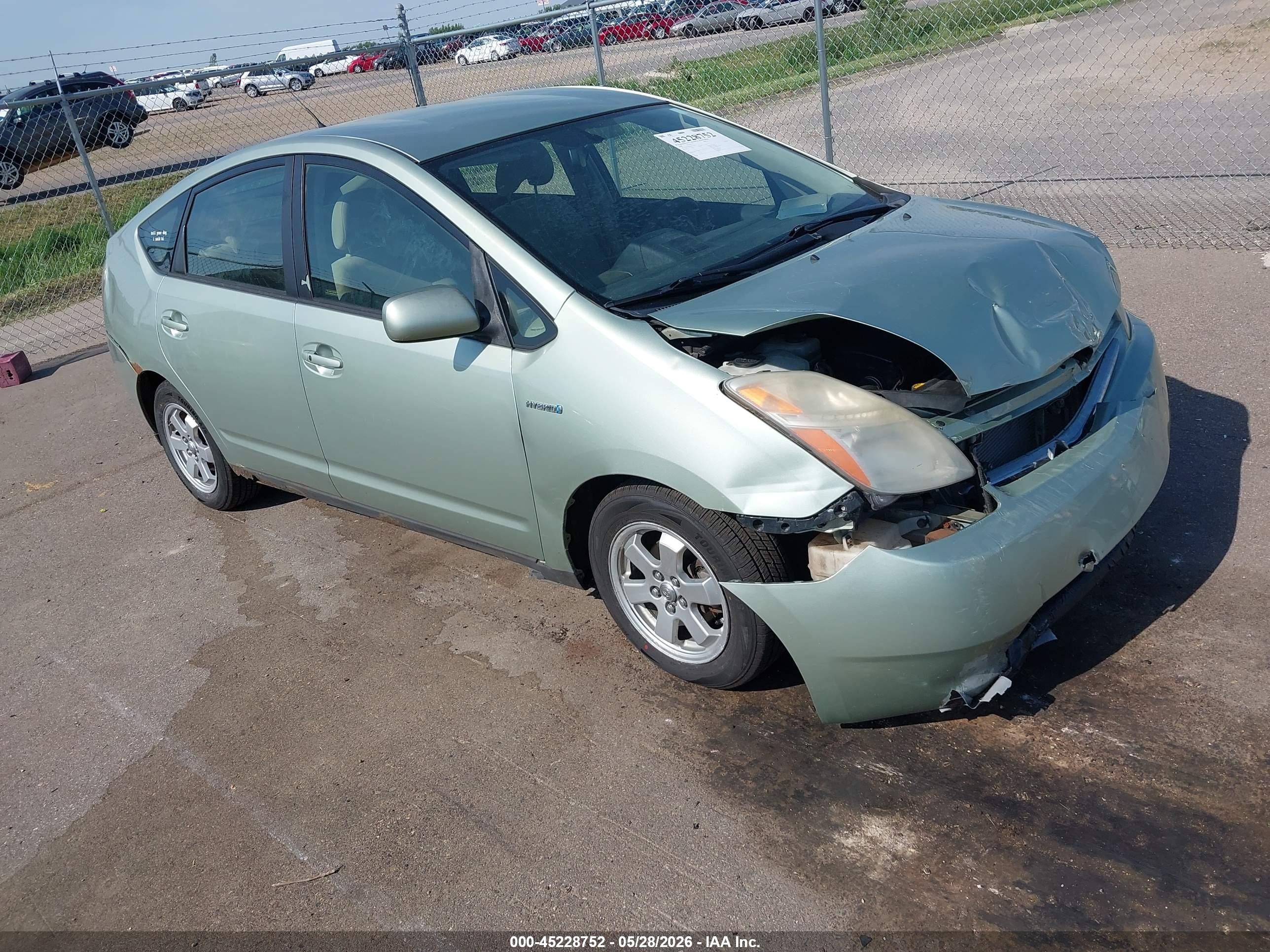 2006 Toyota Prius   Зеленый vin: JTDKB20U163133312