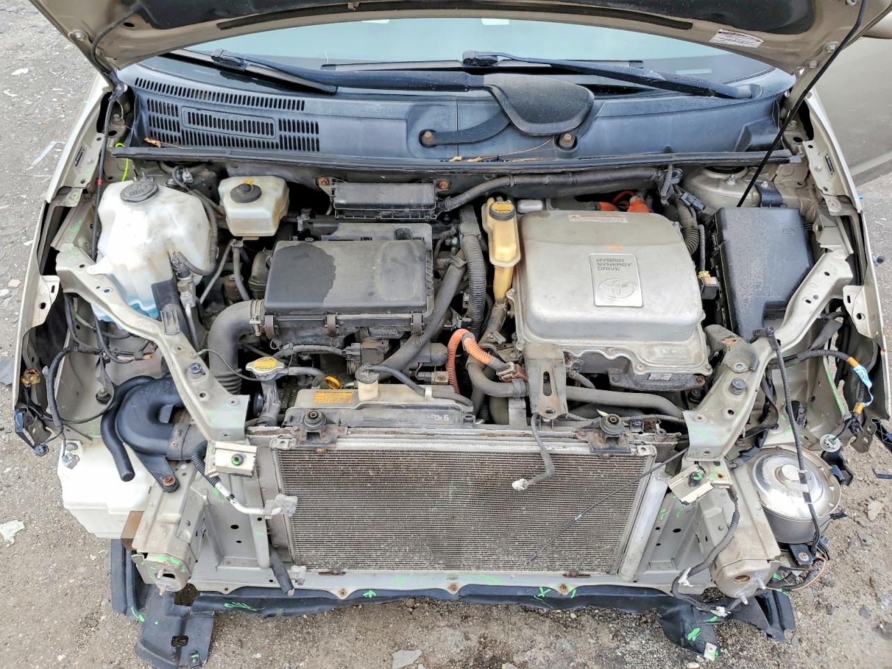 2006 Toyota Prius Base Gold vin: JTDKB20U163163782