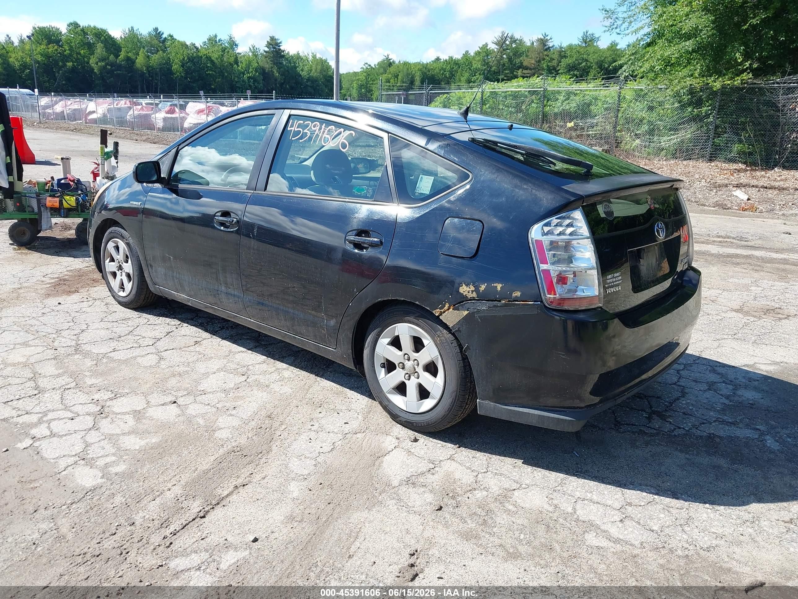 2006 Toyota Prius   Black vin: JTDKB20U163165855