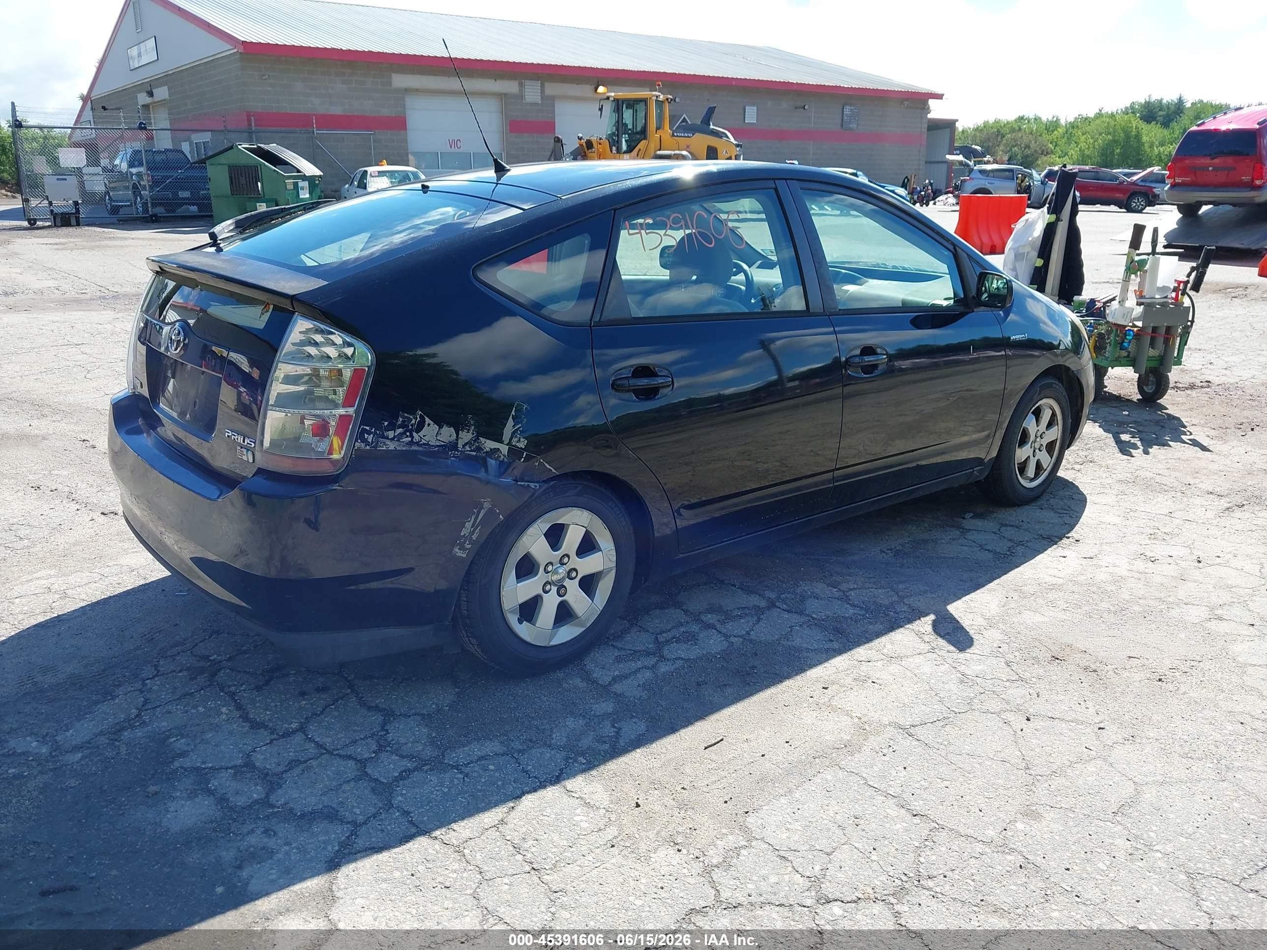 2006 Toyota Prius   Black vin: JTDKB20U163165855