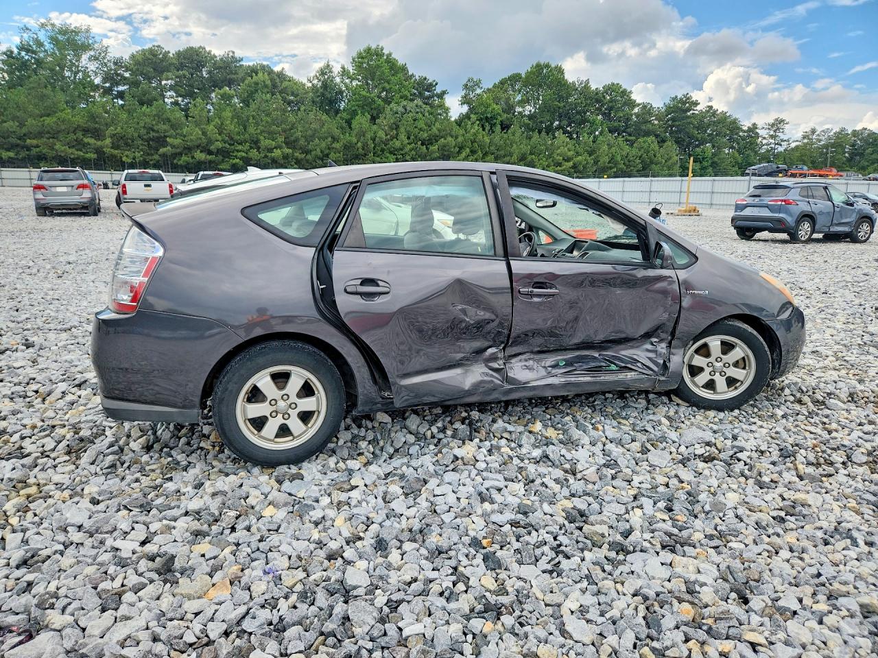 2006 Toyota Prius Base Серый vin: JTDKB20U163190545