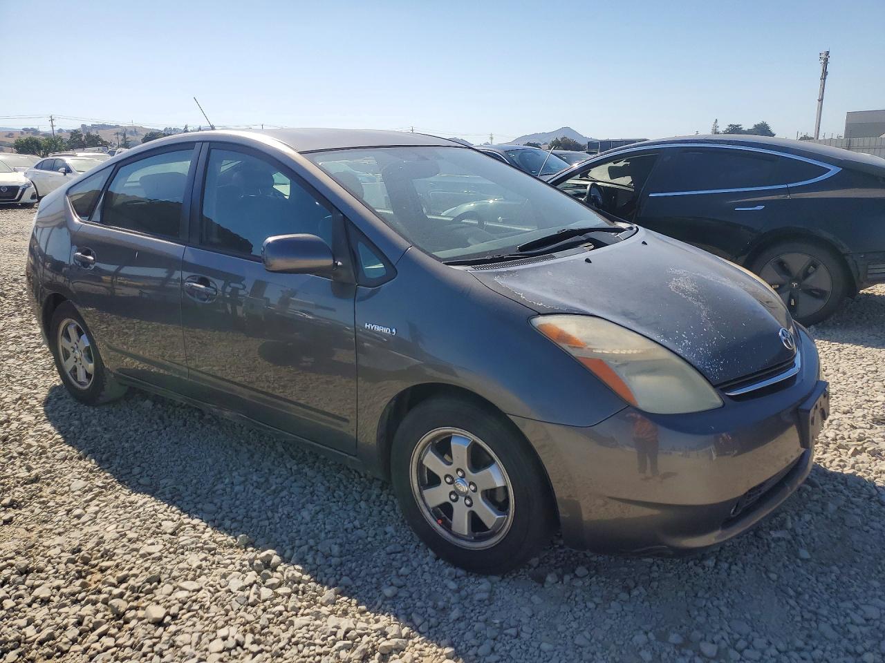 2006 Toyota Prius Base Gray vin: JTDKB20U163194515