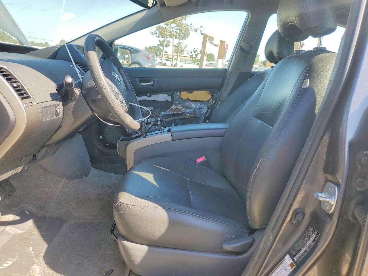 2006 Toyota Prius Base Gray vin: JTDKB20U163194515