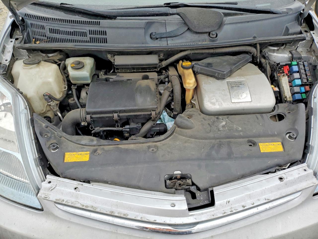 2006 Toyota Prius Base Silver vin: JTDKB20U167066980