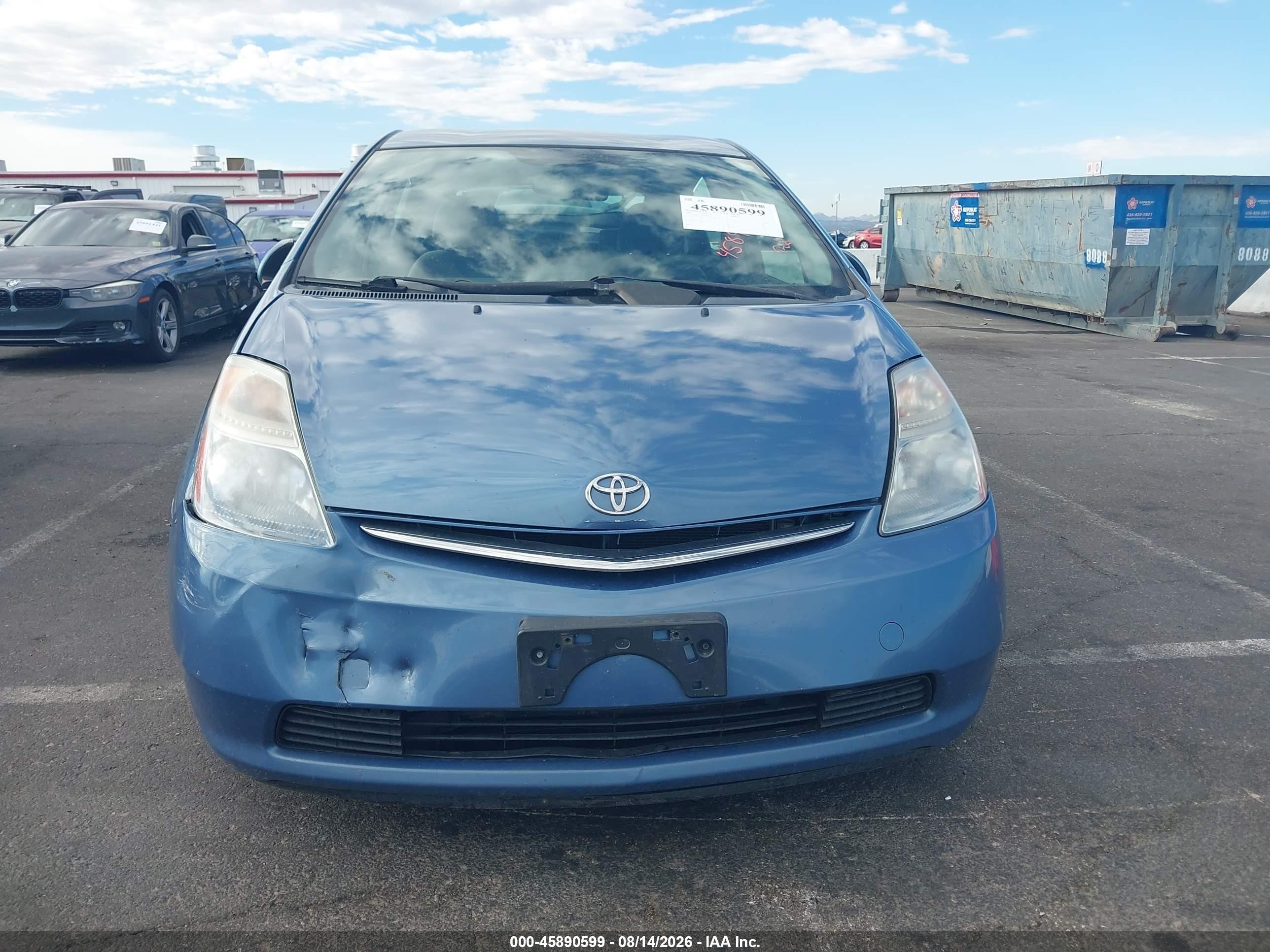 2006 Toyota Prius   Синий vin: JTDKB20U167067949