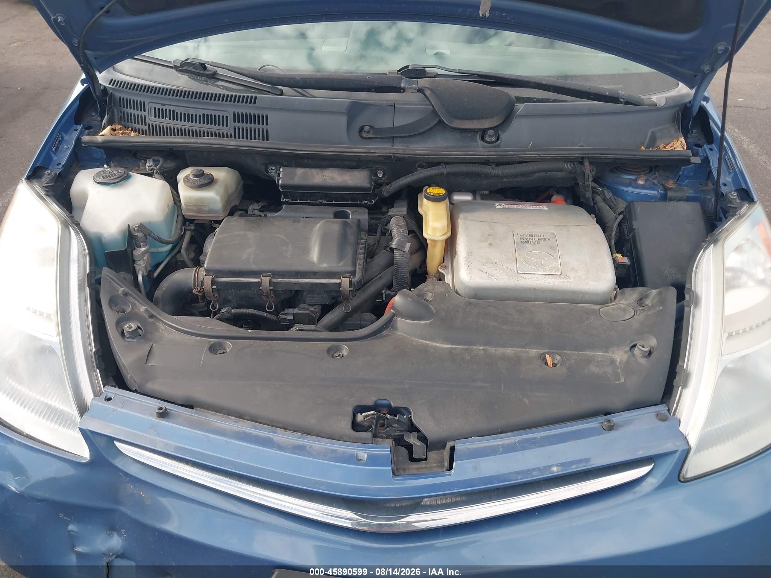 2006 Toyota Prius   Синий vin: JTDKB20U167067949