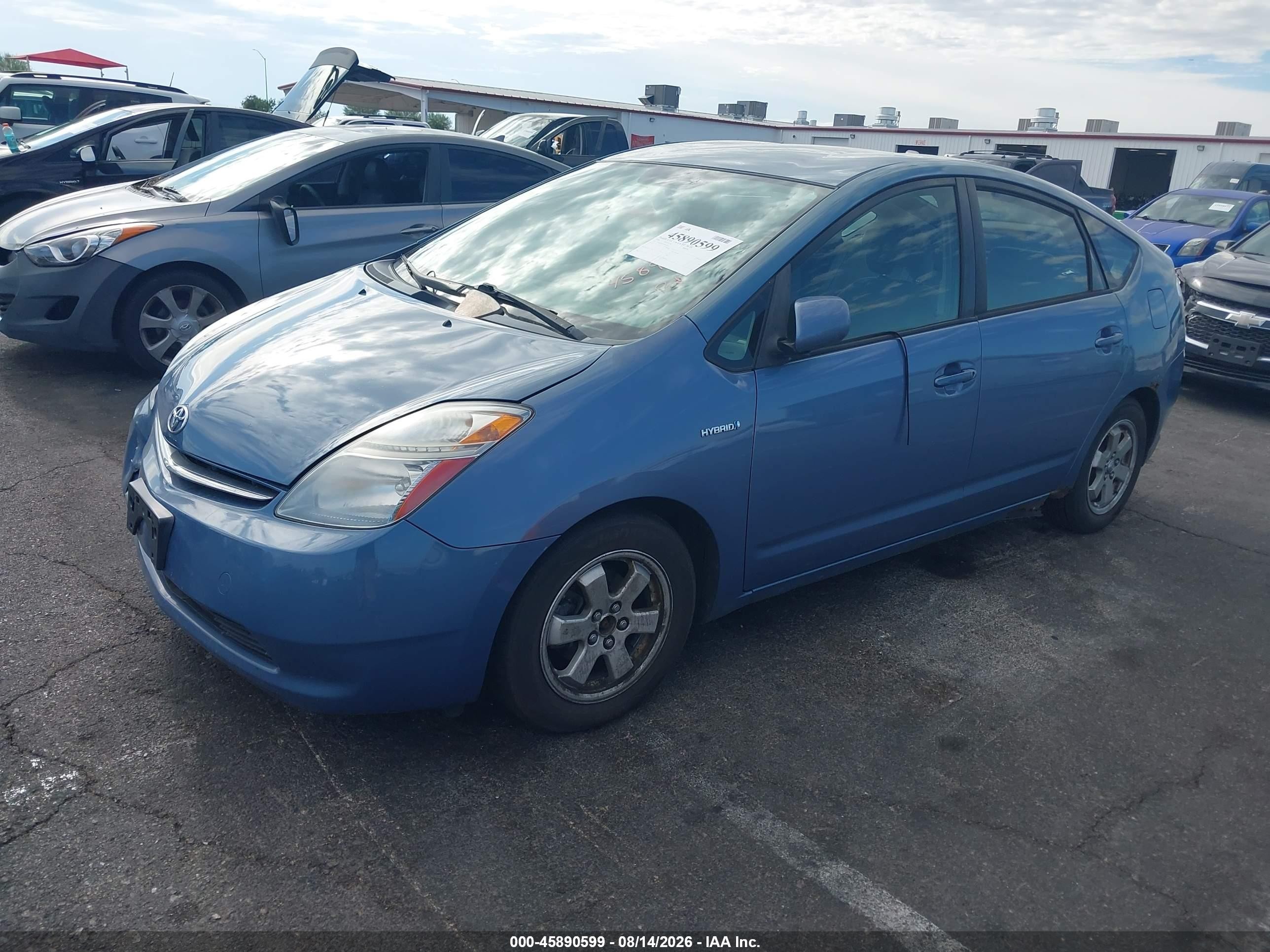 2006 Toyota Prius   Синий vin: JTDKB20U167067949