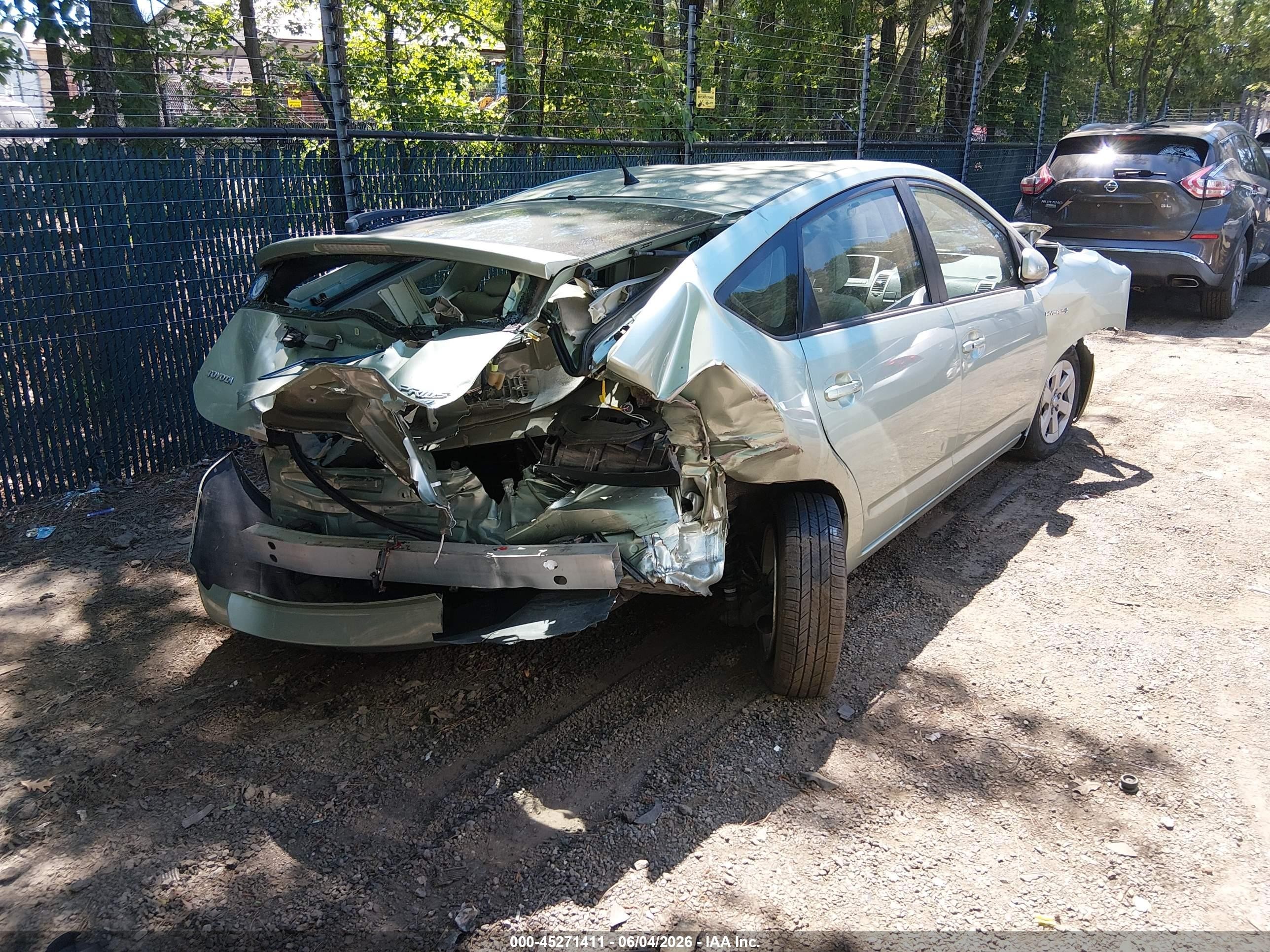 2006 Toyota Prius   Green vin: JTDKB20U167506907