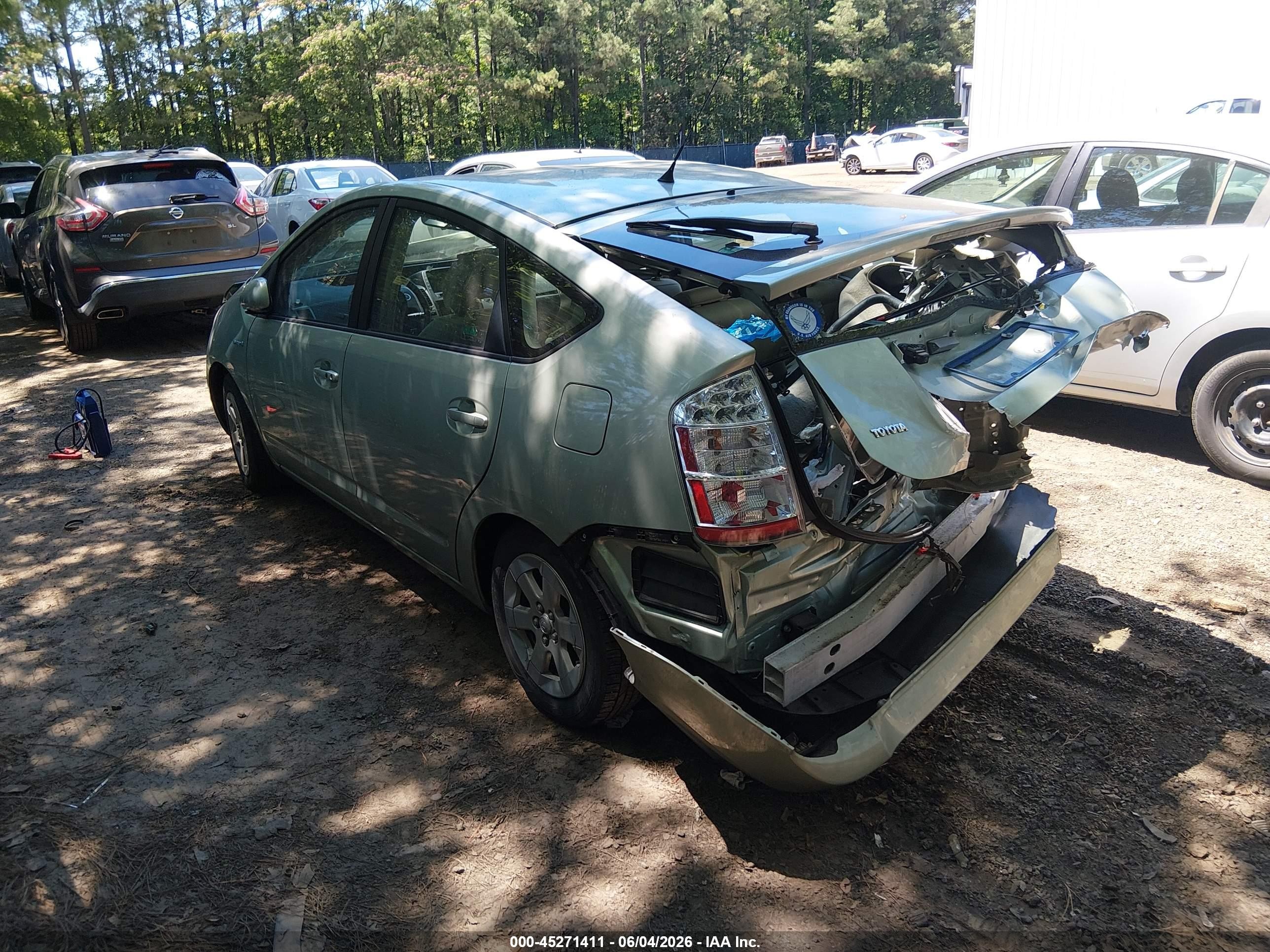 2006 Toyota Prius   Green vin: JTDKB20U167506907