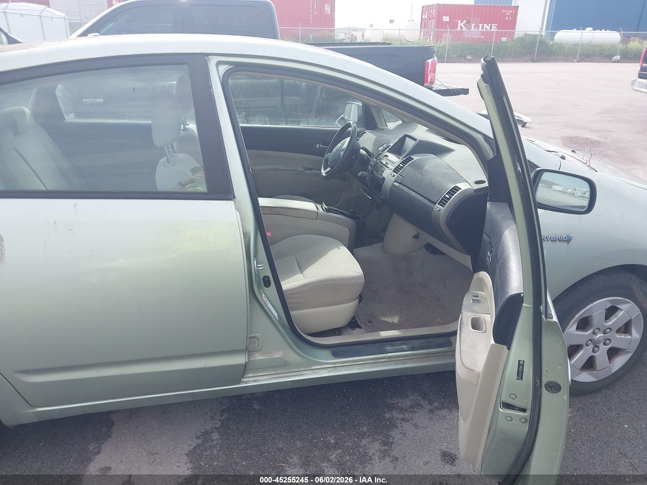 2006 Toyota Prius   Green vin: JTDKB20U167521603