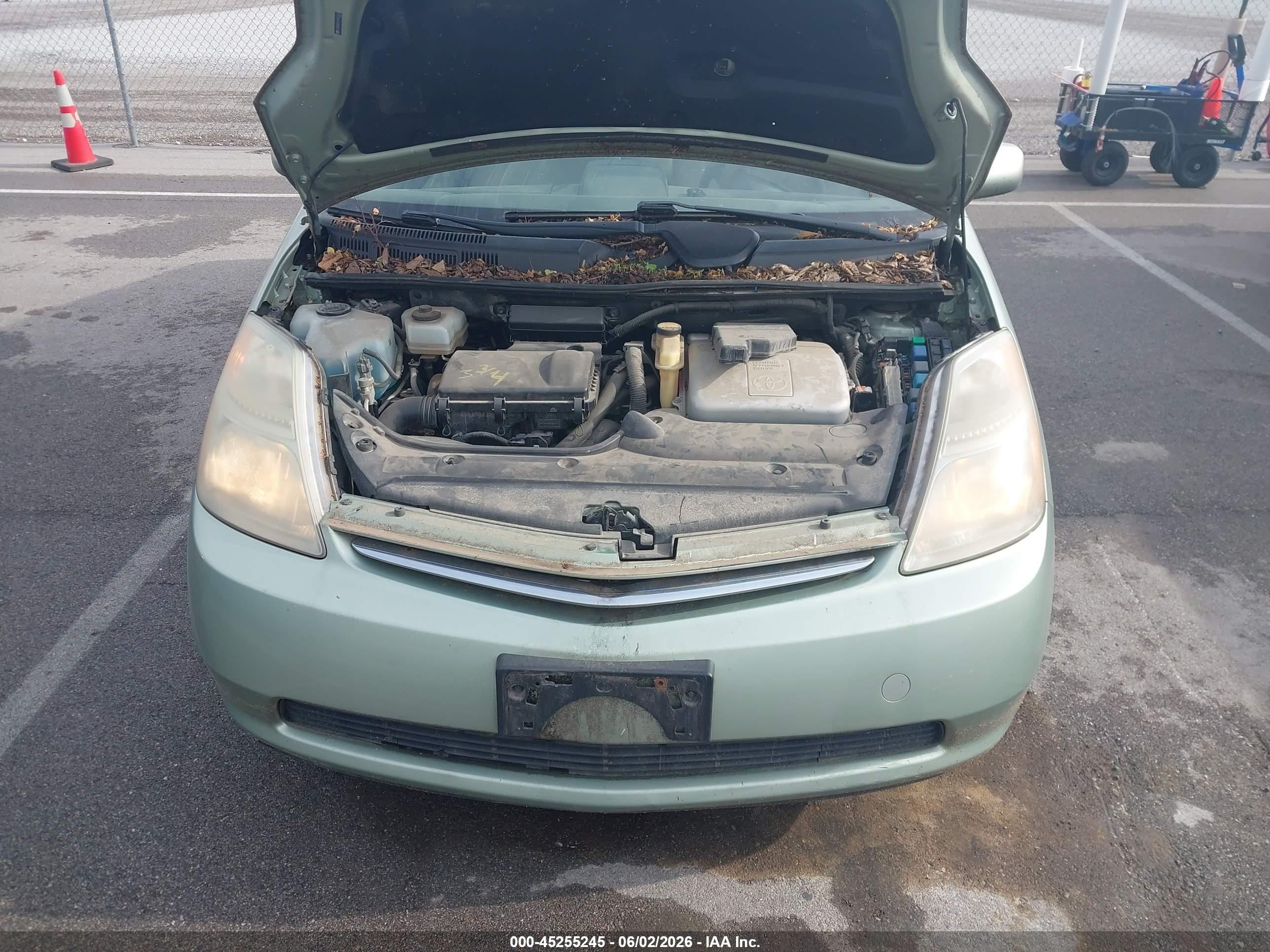 2006 Toyota Prius   Green vin: JTDKB20U167521603