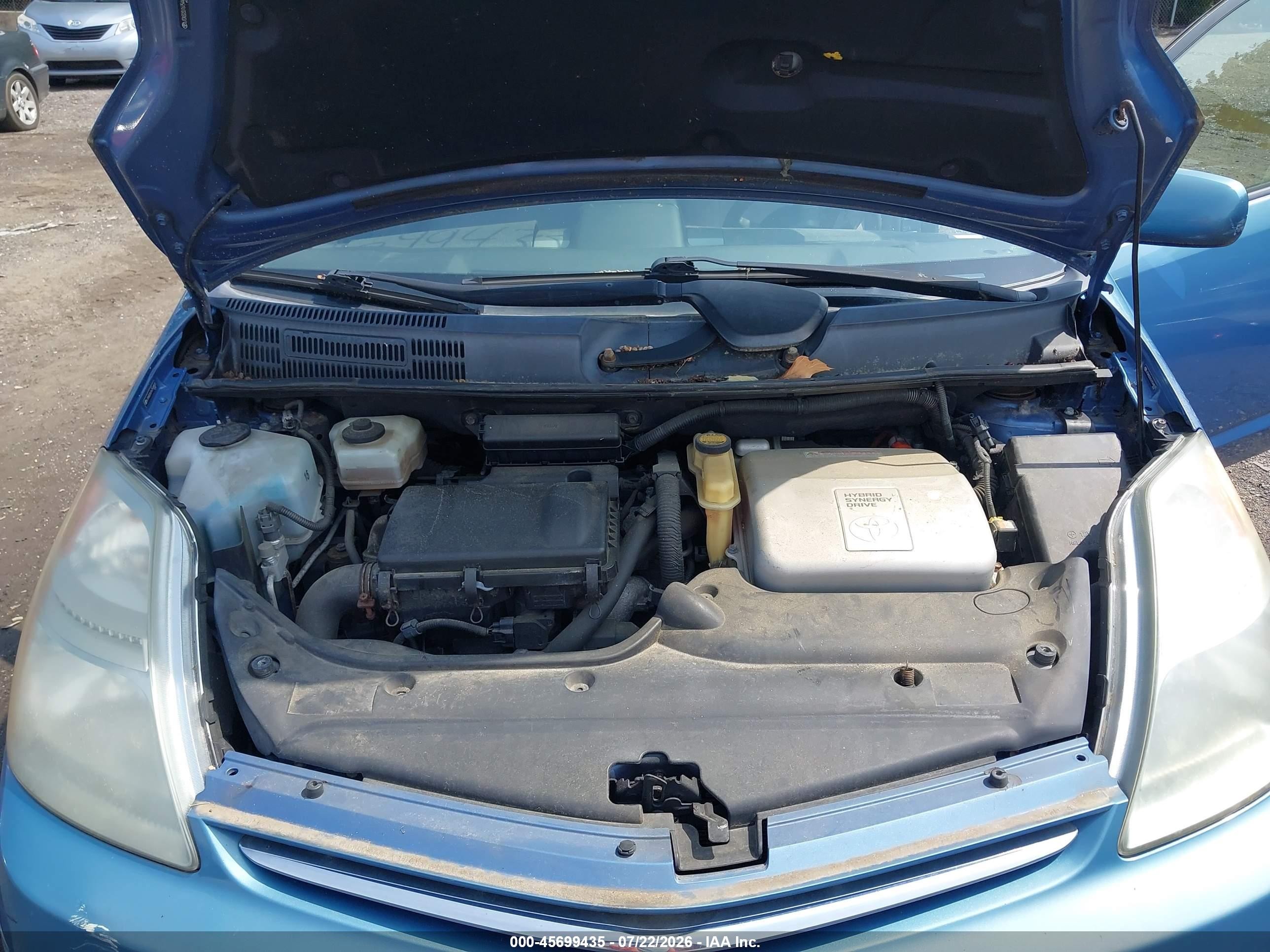 2006 Toyota Prius   Blue vin: JTDKB20U167544833