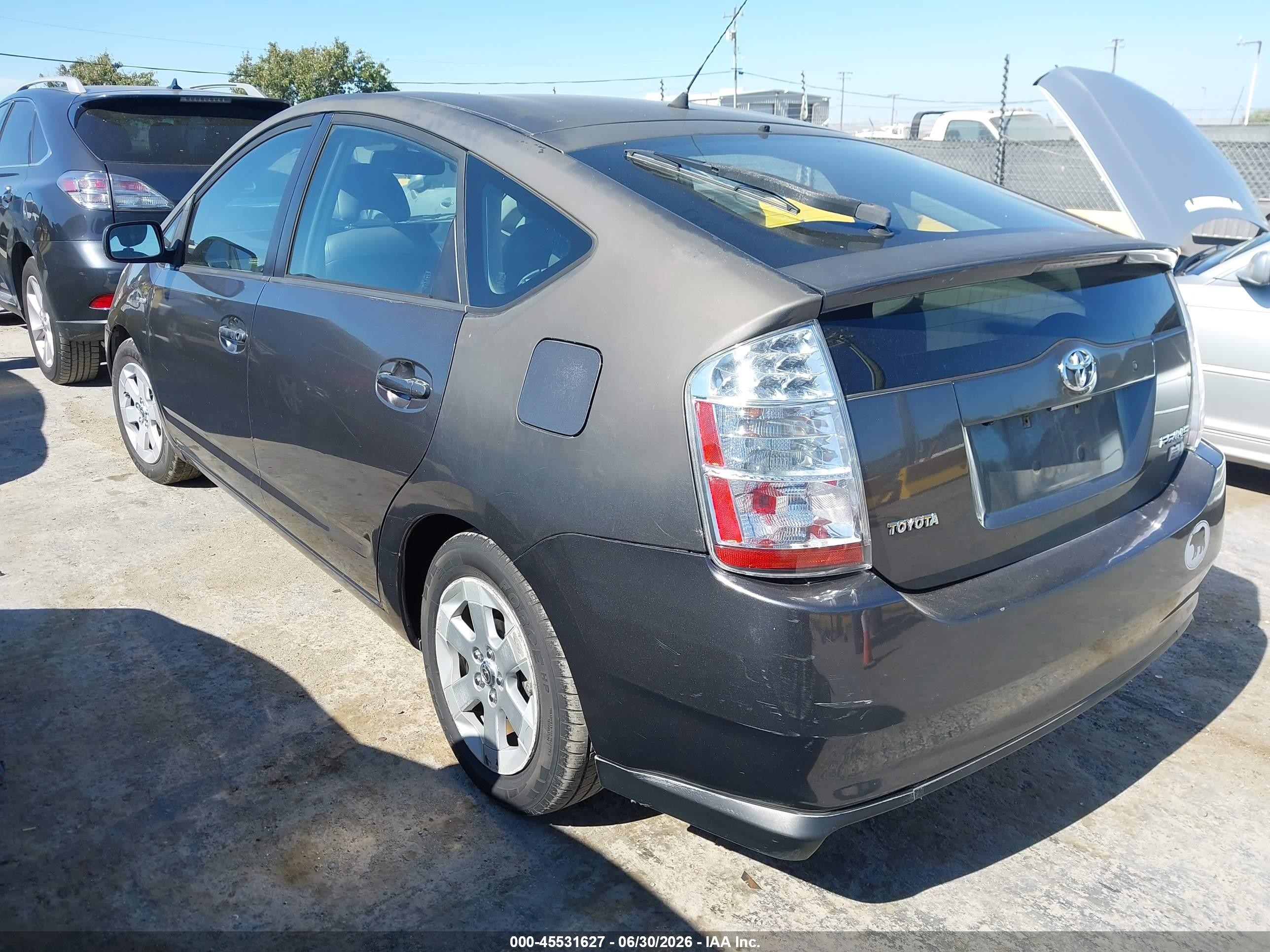 2007 Toyota Prius   Gray vin: JTDKB20U173210245
