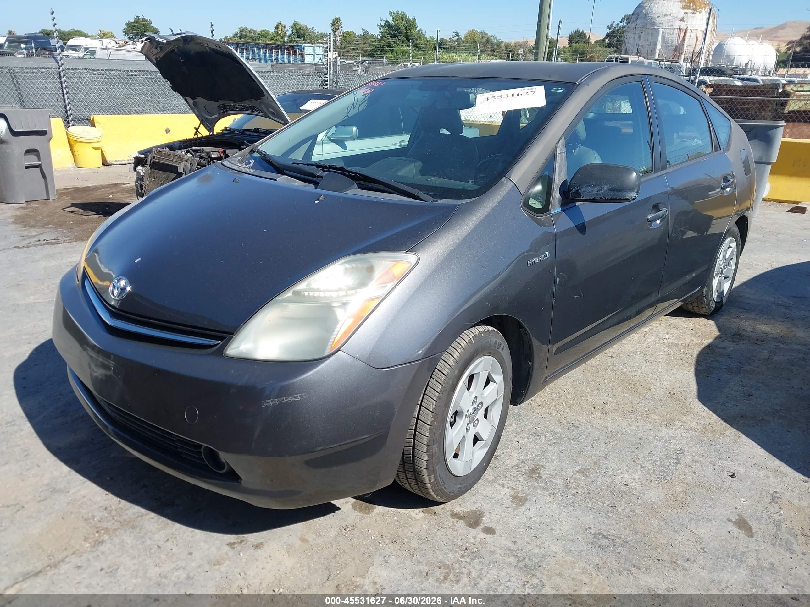 2007 Toyota Prius   Gray vin: JTDKB20U173210245
