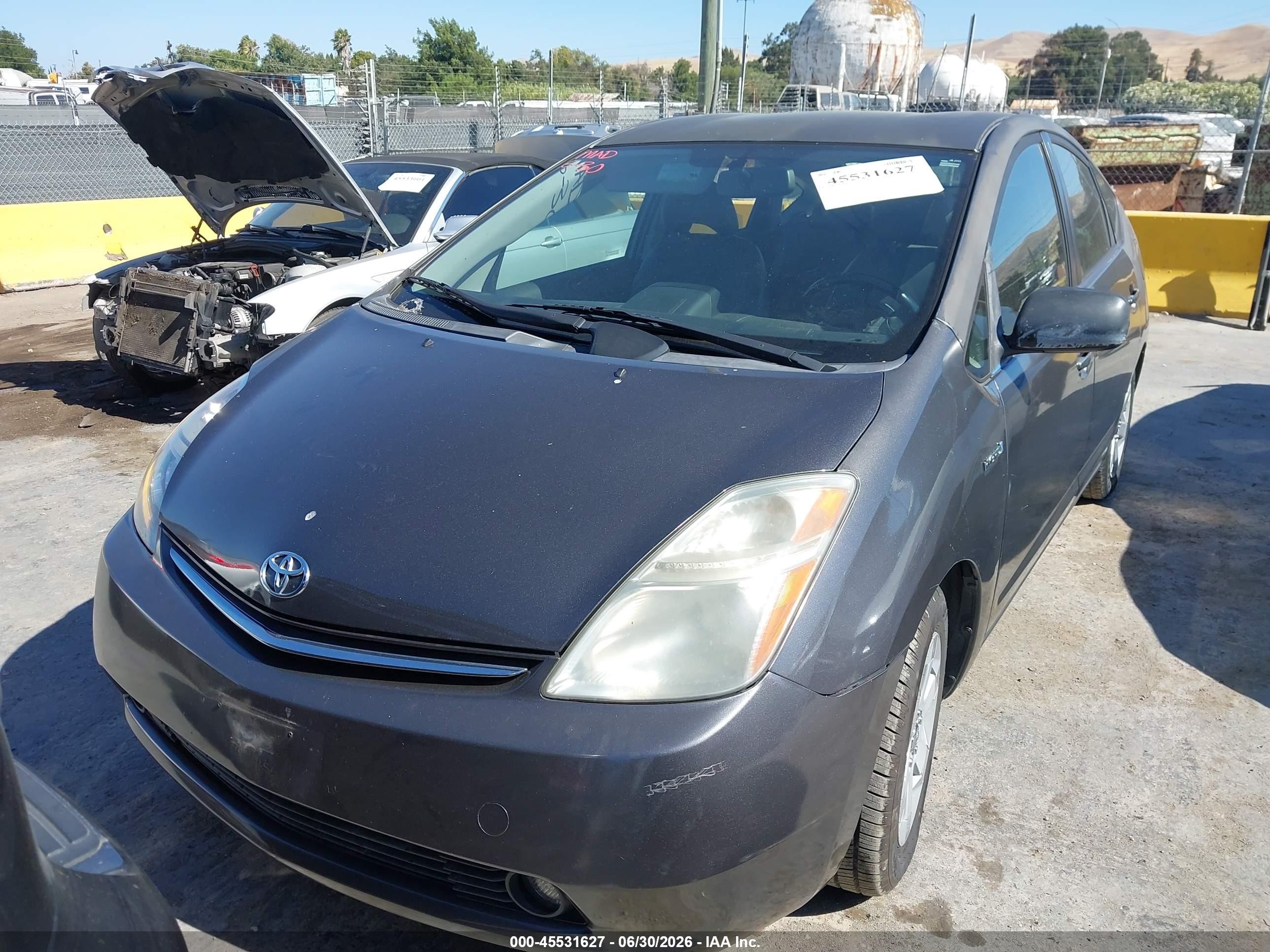 2007 Toyota Prius   Gray vin: JTDKB20U173210245