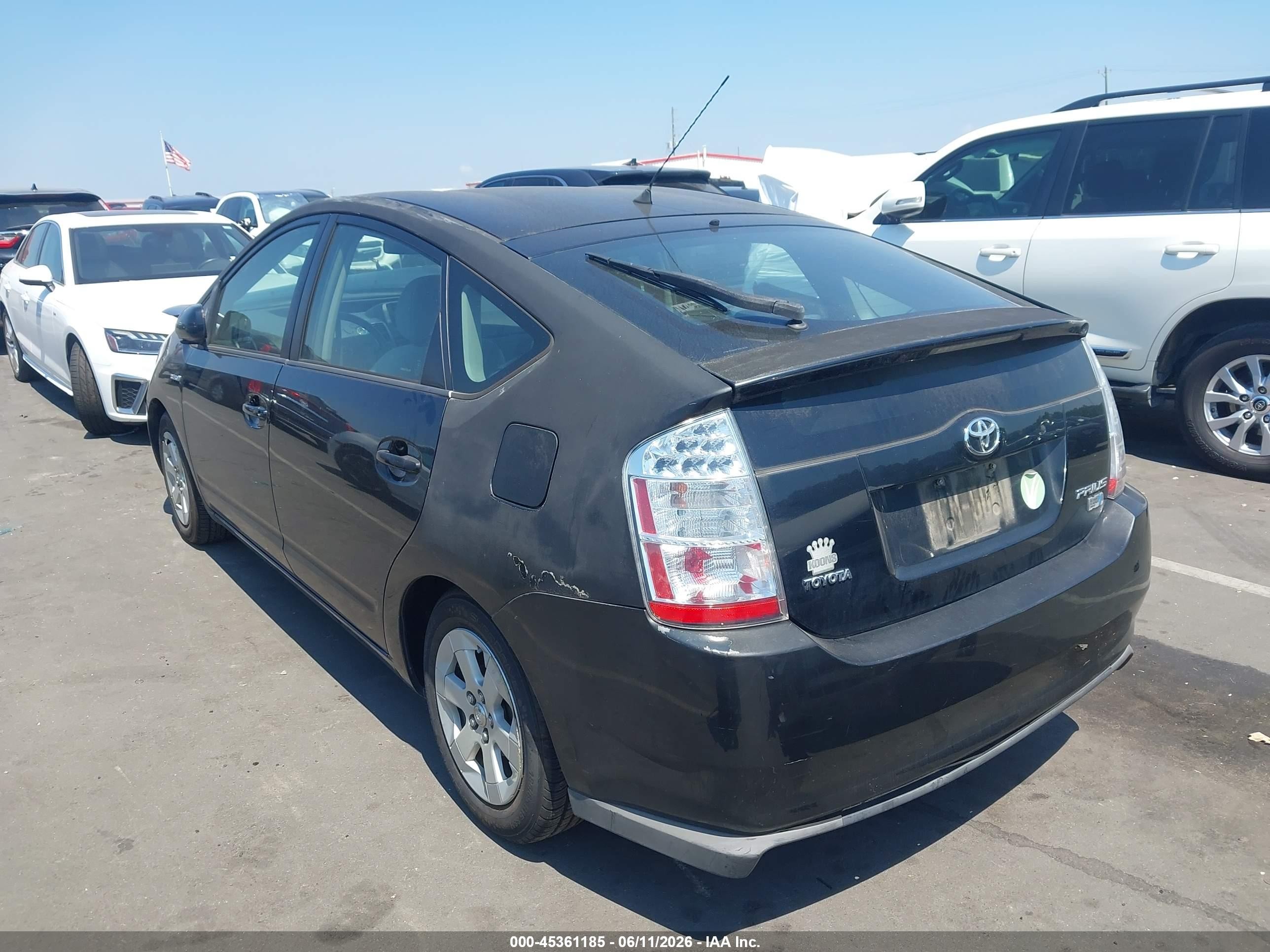 2007 Toyota Prius   Черный vin: JTDKB20U173221438