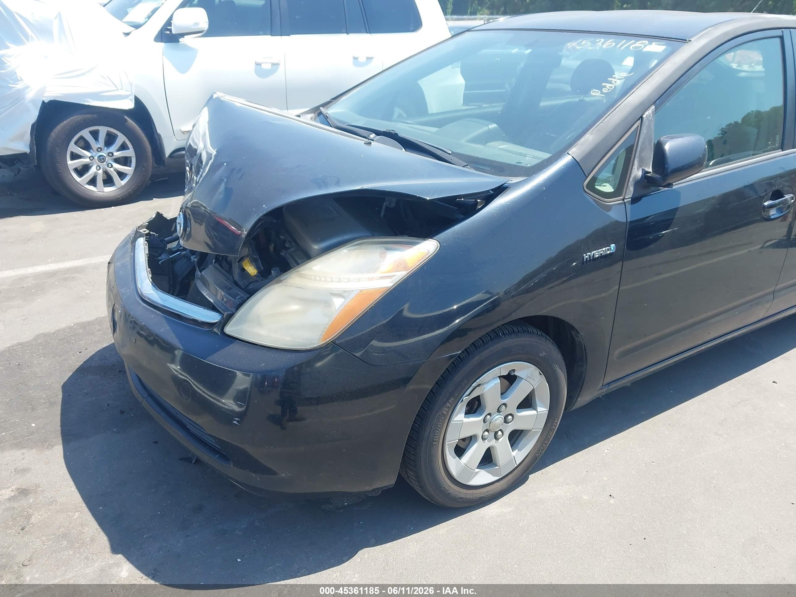 2007 Toyota Prius   Черный vin: JTDKB20U173221438