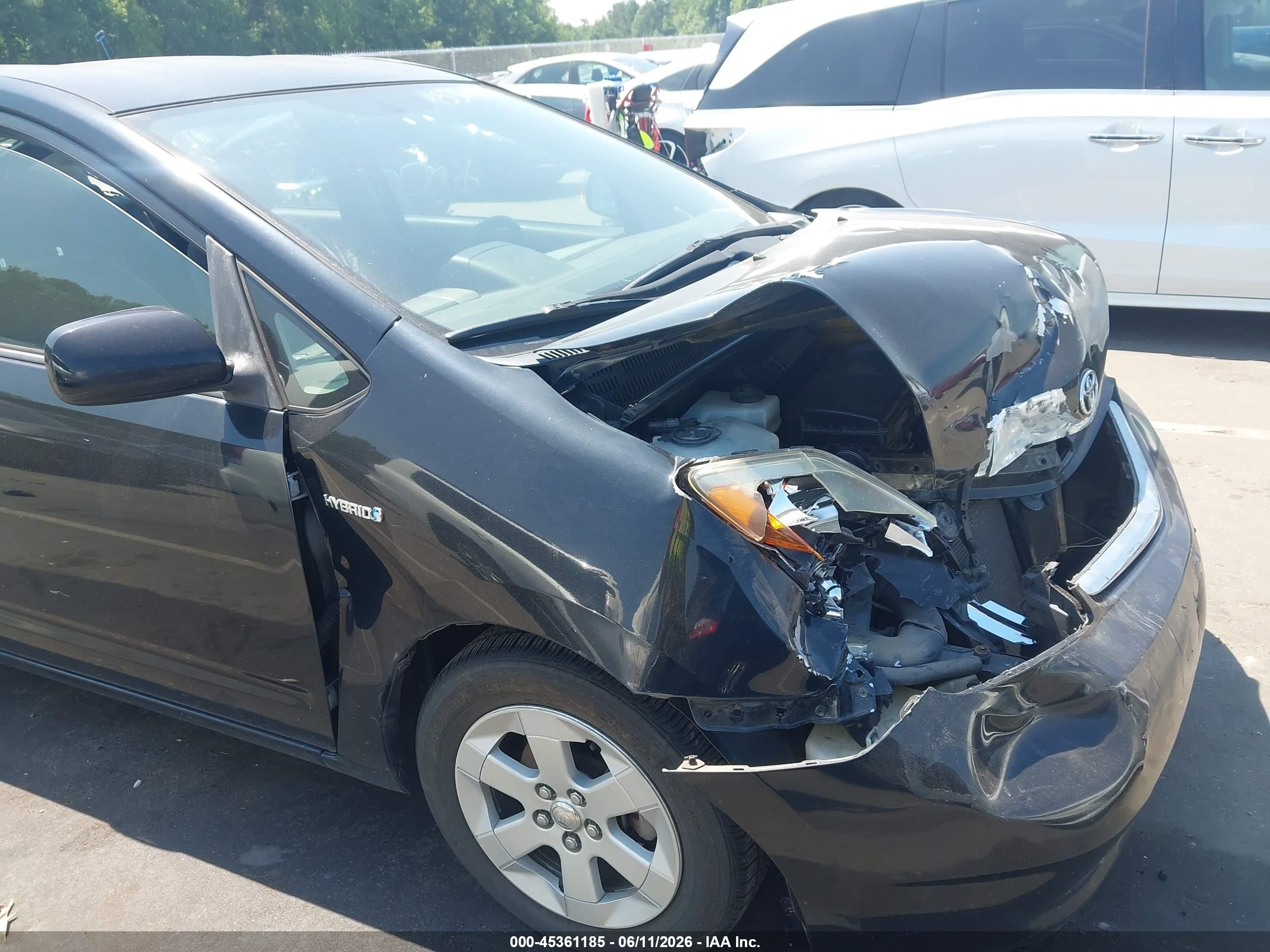 2007 Toyota Prius   Черный vin: JTDKB20U173221438