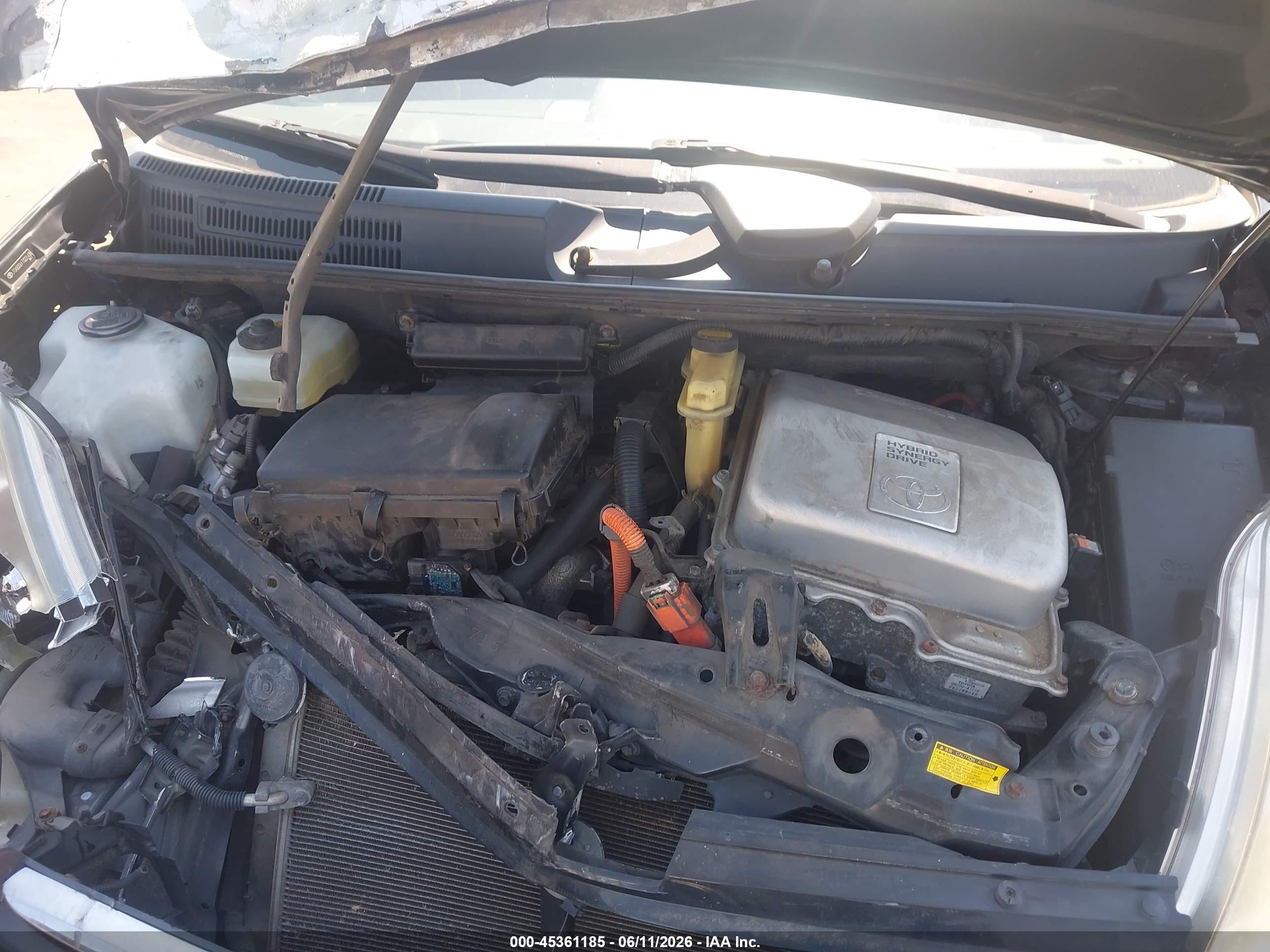 2007 Toyota Prius   Черный vin: JTDKB20U173221438