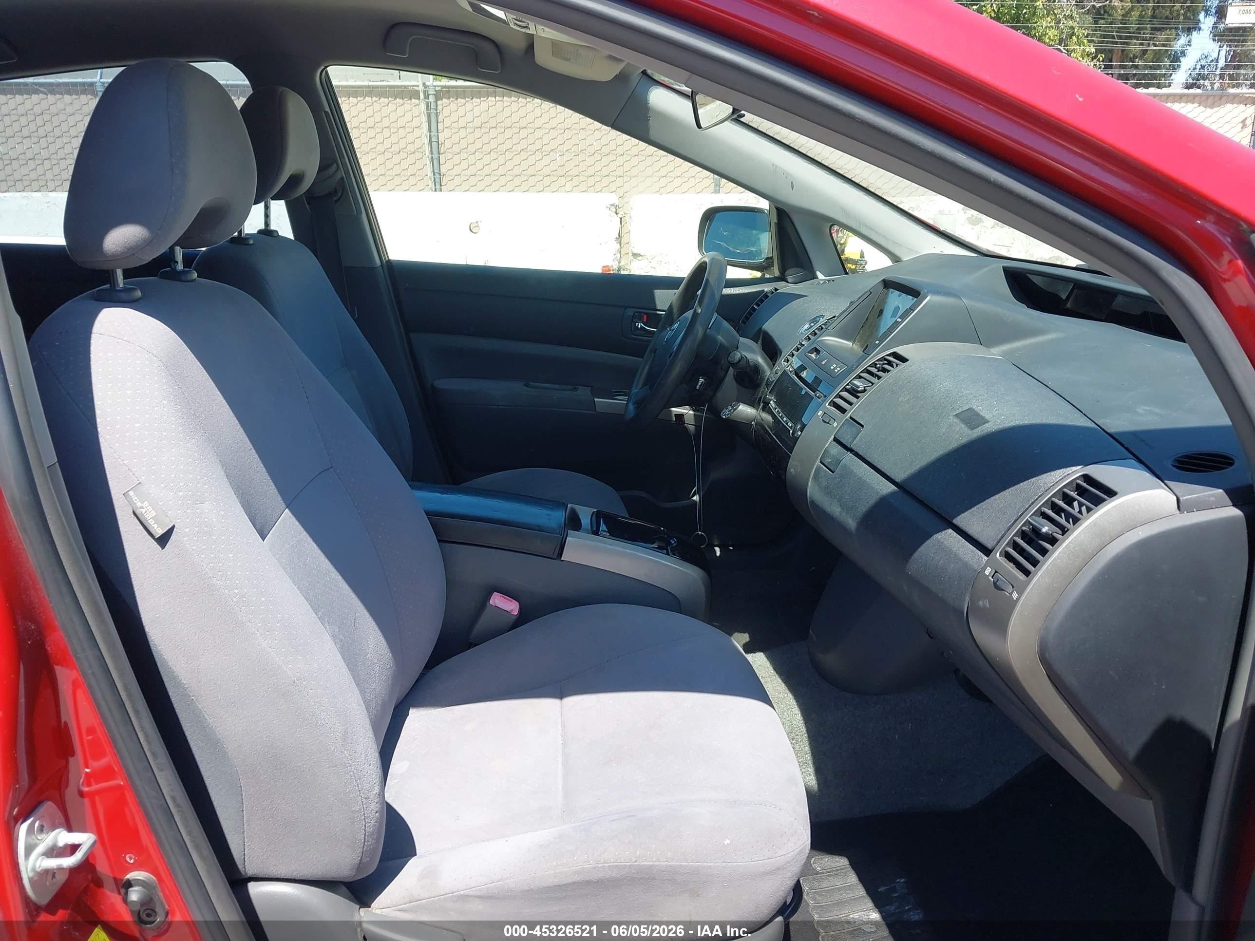 2007 Toyota Prius   Red vin: JTDKB20U173224890