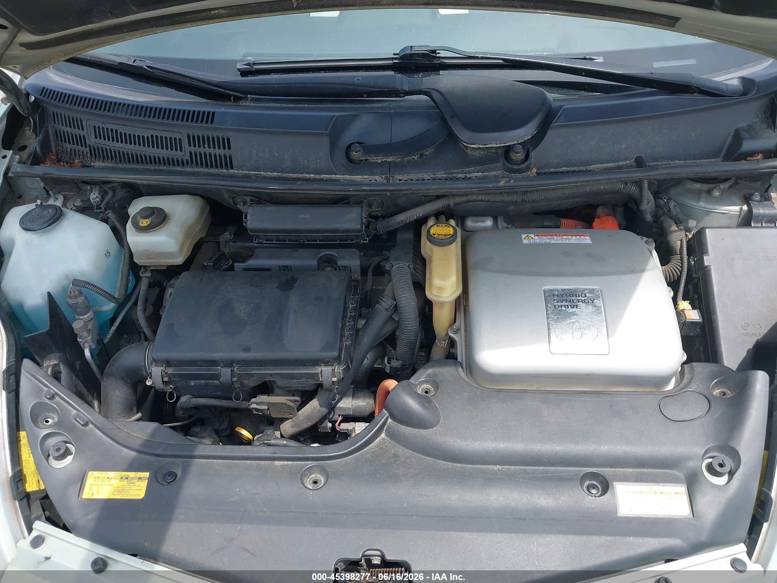 2007 Toyota Prius Touring Зеленый vin: JTDKB20U173227353