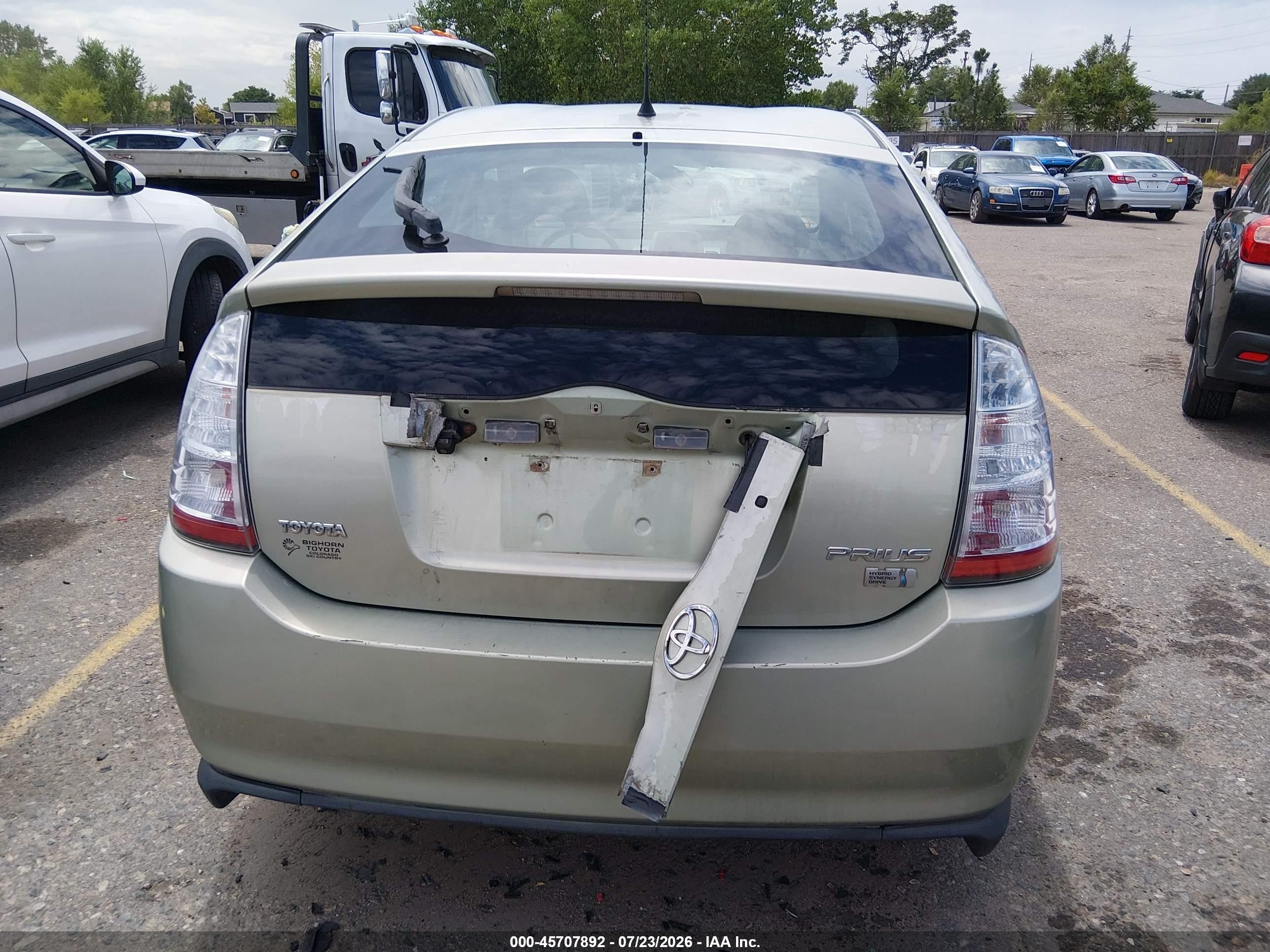 2007 Toyota Prius   Green vin: JTDKB20U173232942