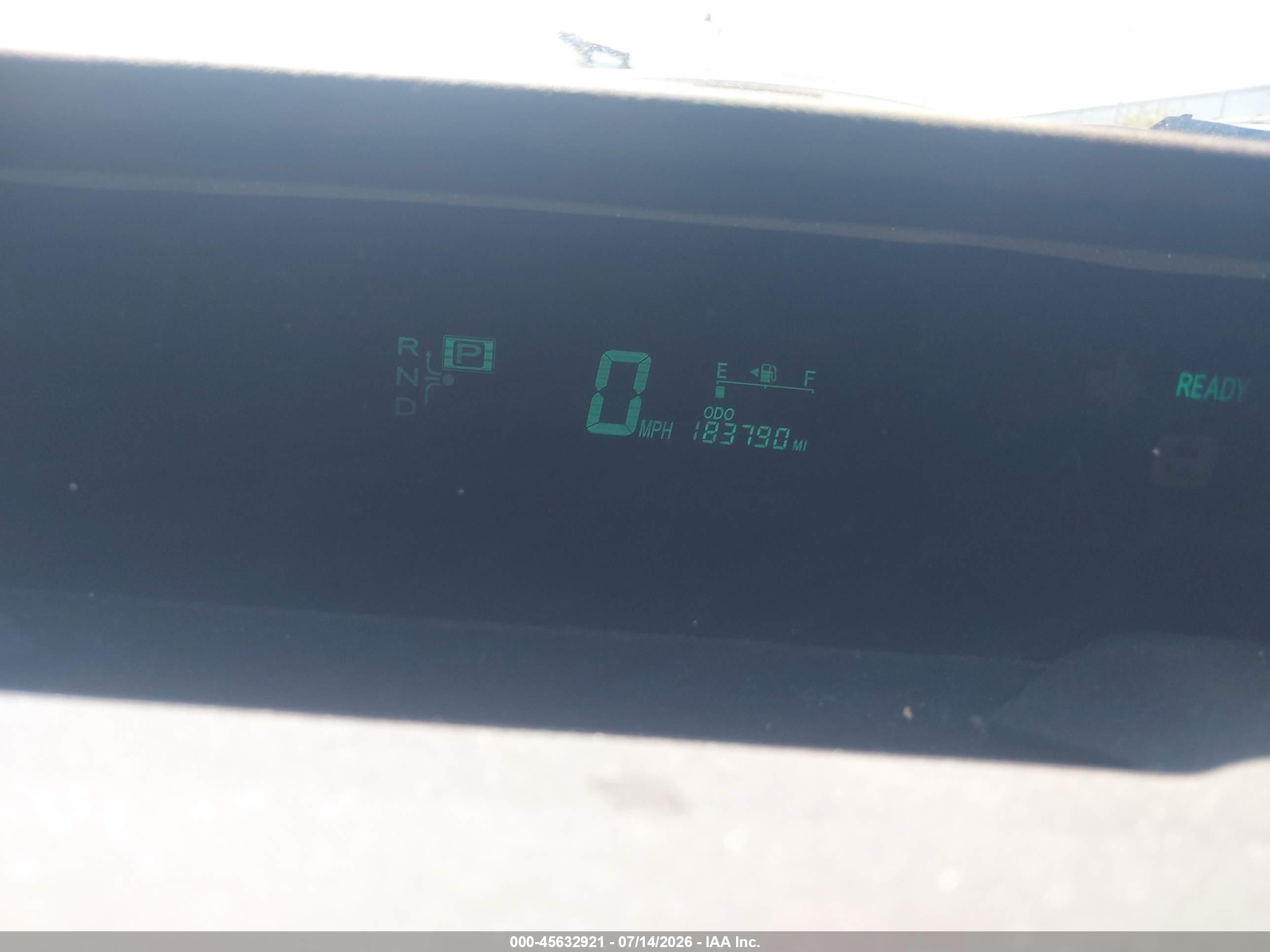 2007 Toyota Prius   Red vin: JTDKB20U173249403