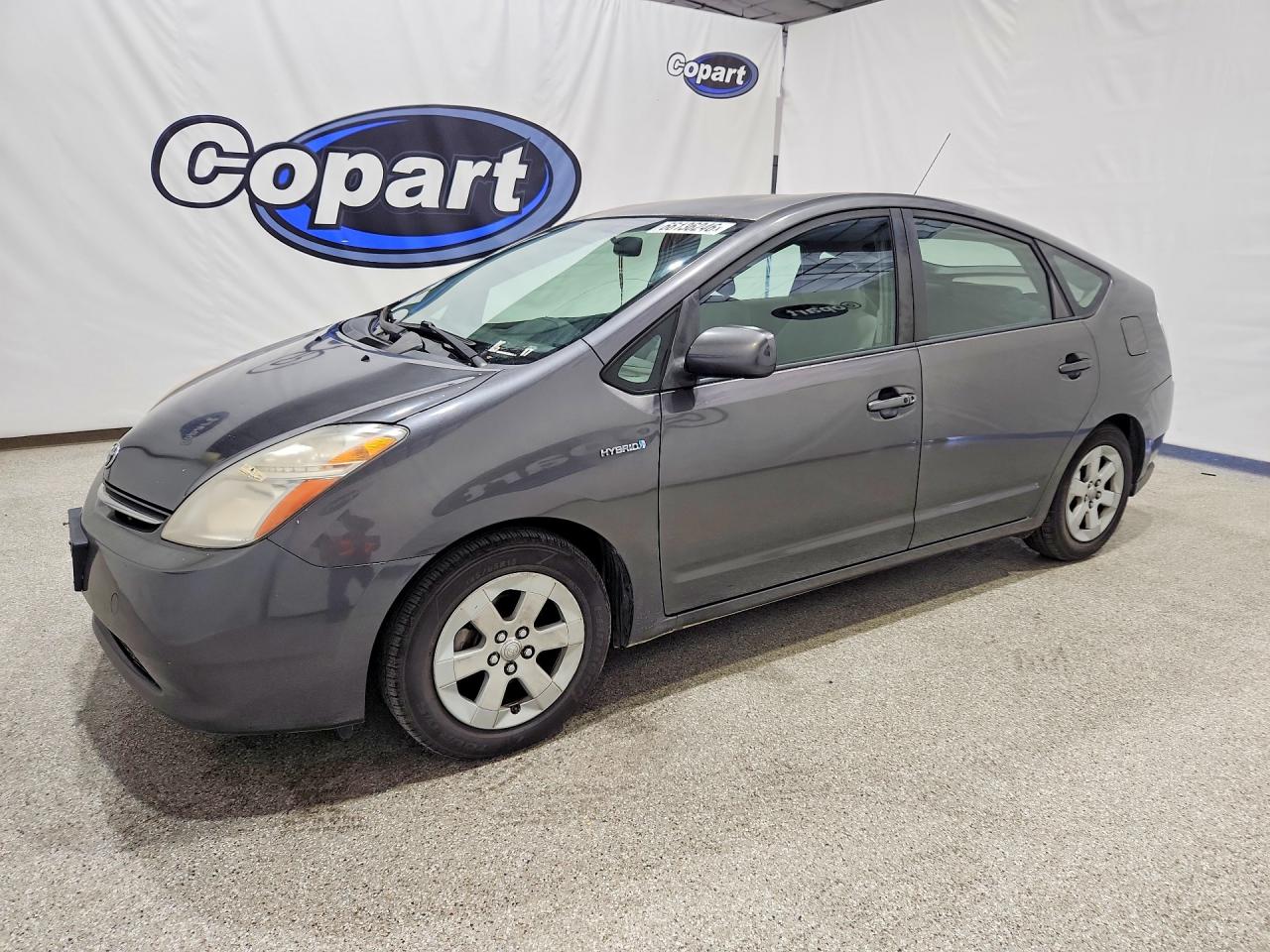 2007 Toyota Prius Base Gray vin: JTDKB20U173258635