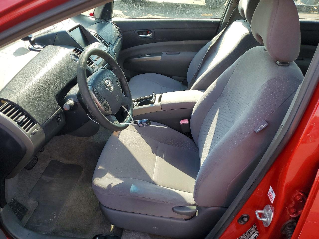 2007 Toyota Prius Base Red vin: JTDKB20U173266685