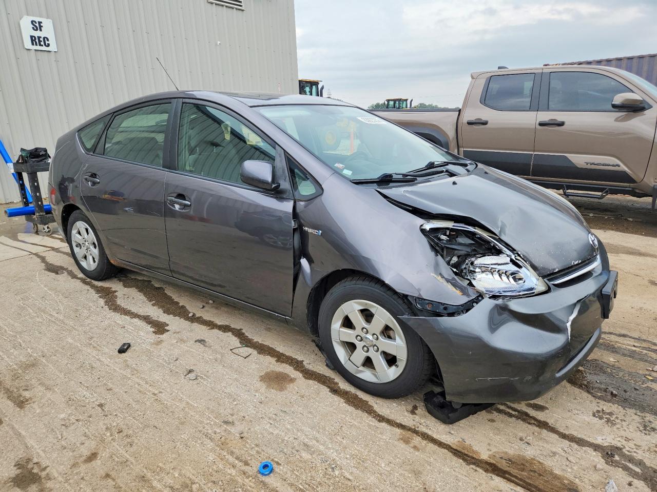 2007 Toyota Prius Base Gray vin: JTDKB20U173268078