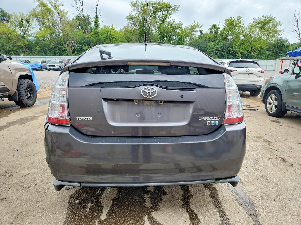 2007 Toyota Prius Base Gray vin: JTDKB20U173268078